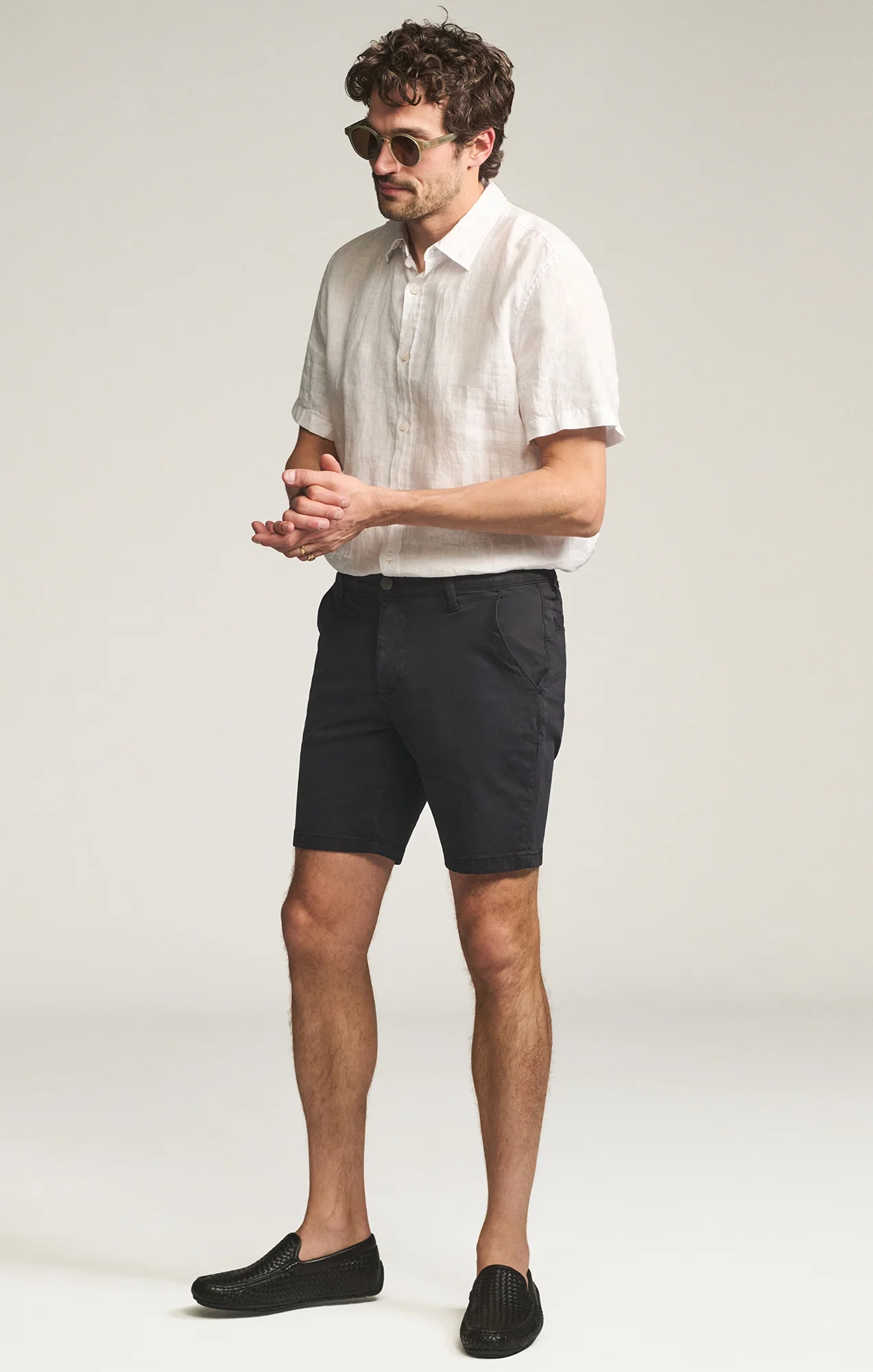 Arizona Shorts in Navy Twill - Image 3