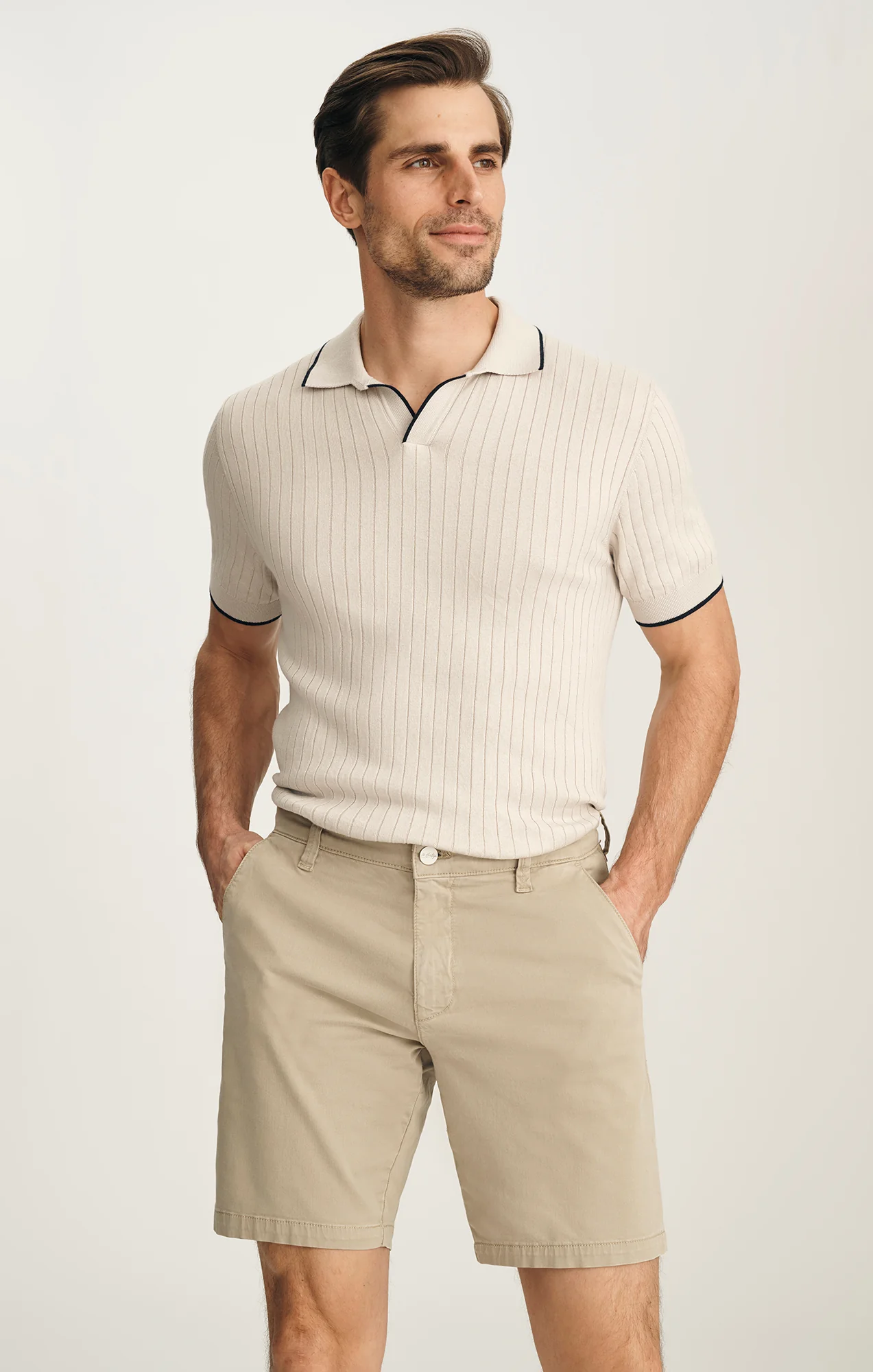 Arizona Slim Shorts In Aluminum Twill - Image 5