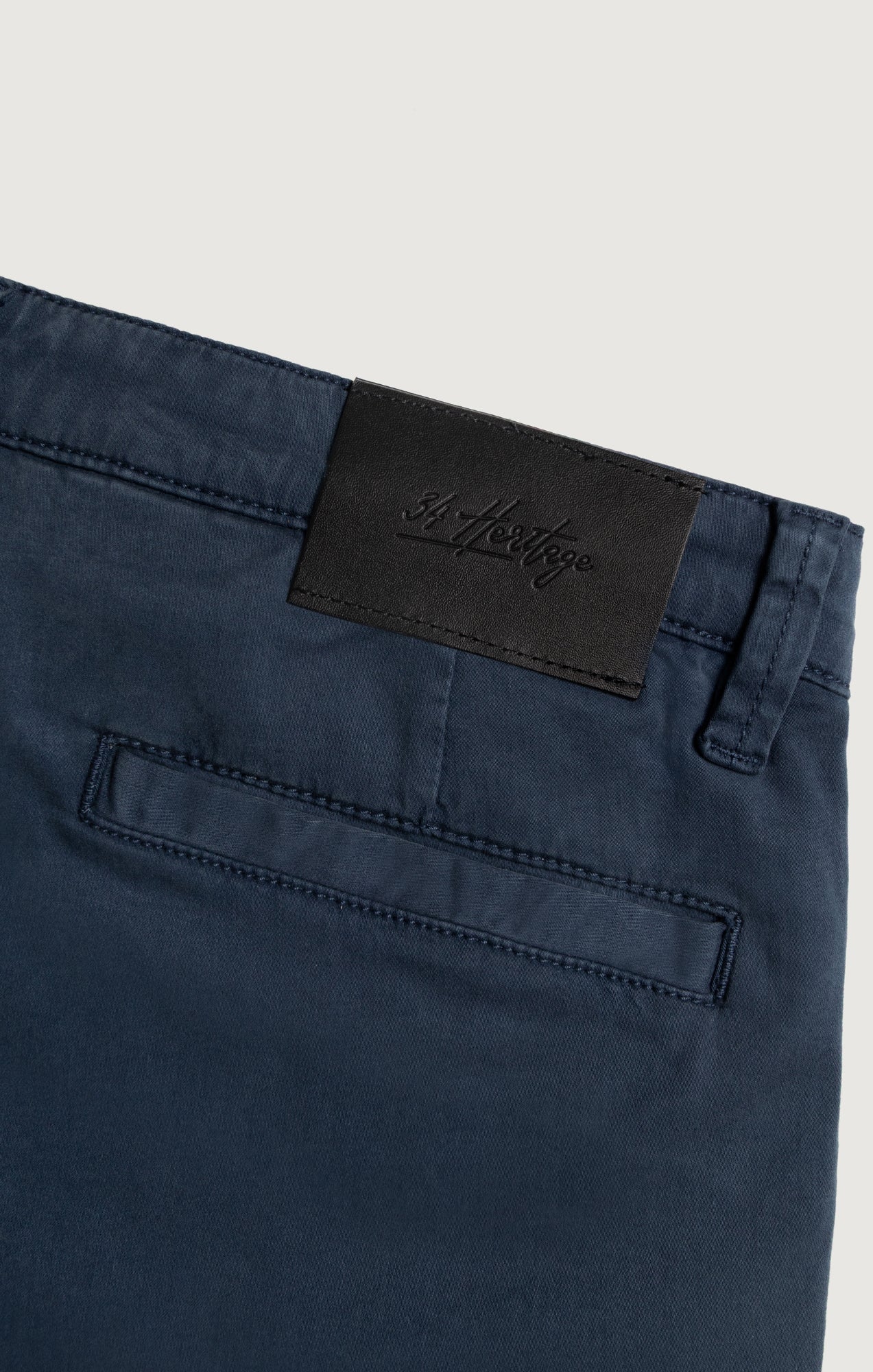 Arizona Slim Shorts In Dark Denim Twill - Image 8