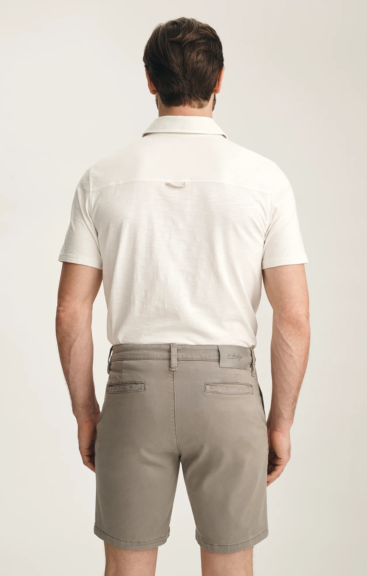 Arizona Slim Shorts In Driftwood Twill - Image 3
