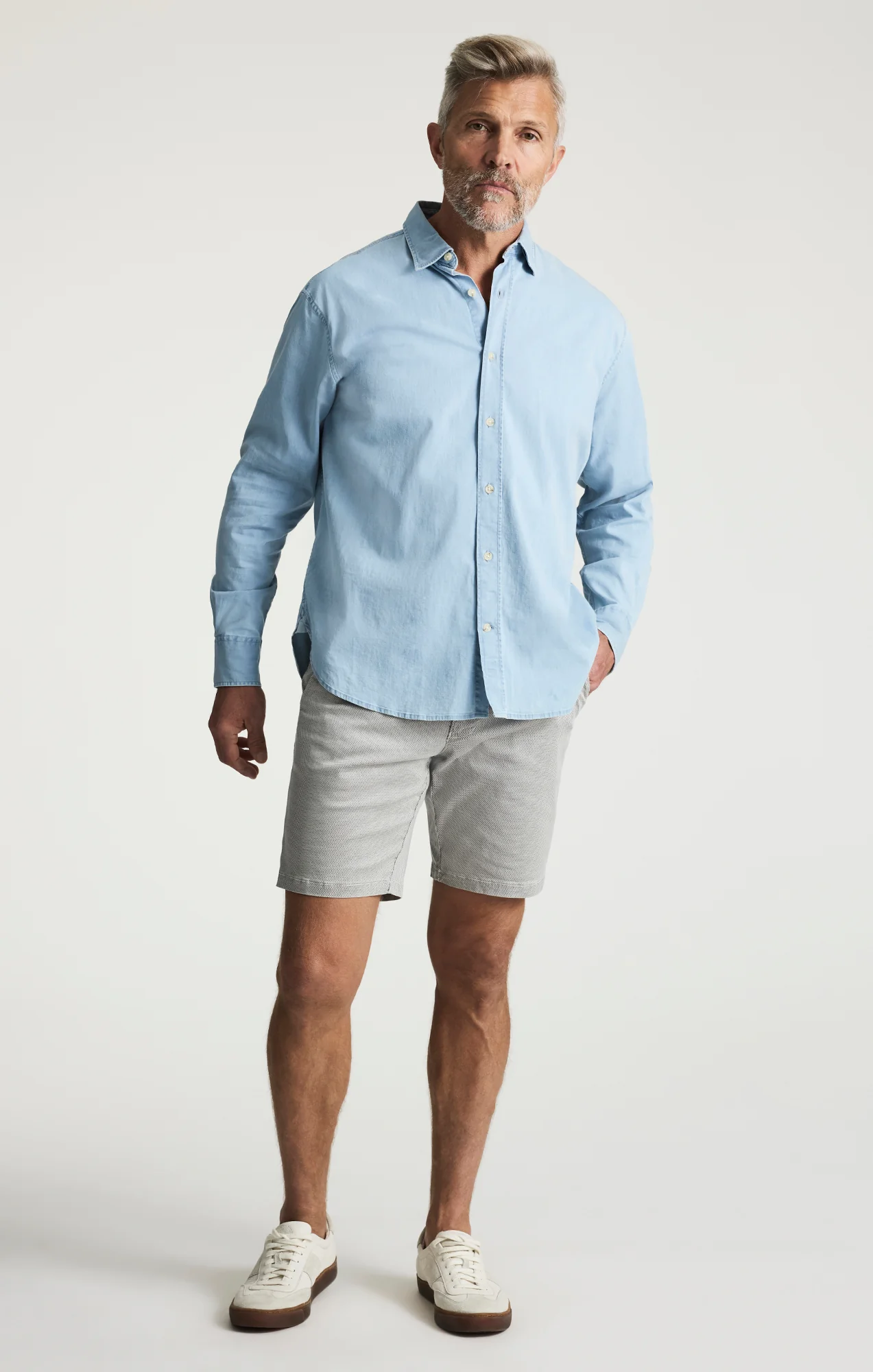 Arizona Slim Shorts In Glacier Tie Print