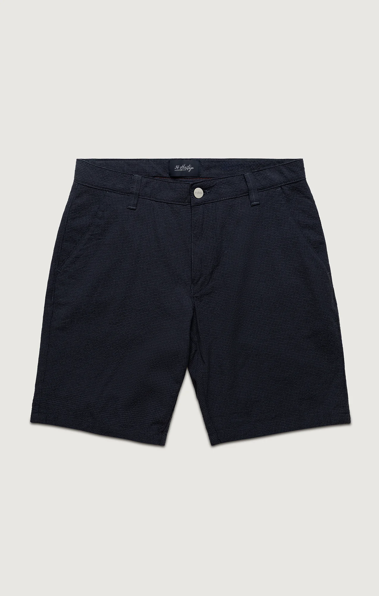 Arizona Slim Shorts In Navy Seersucker - Image 7