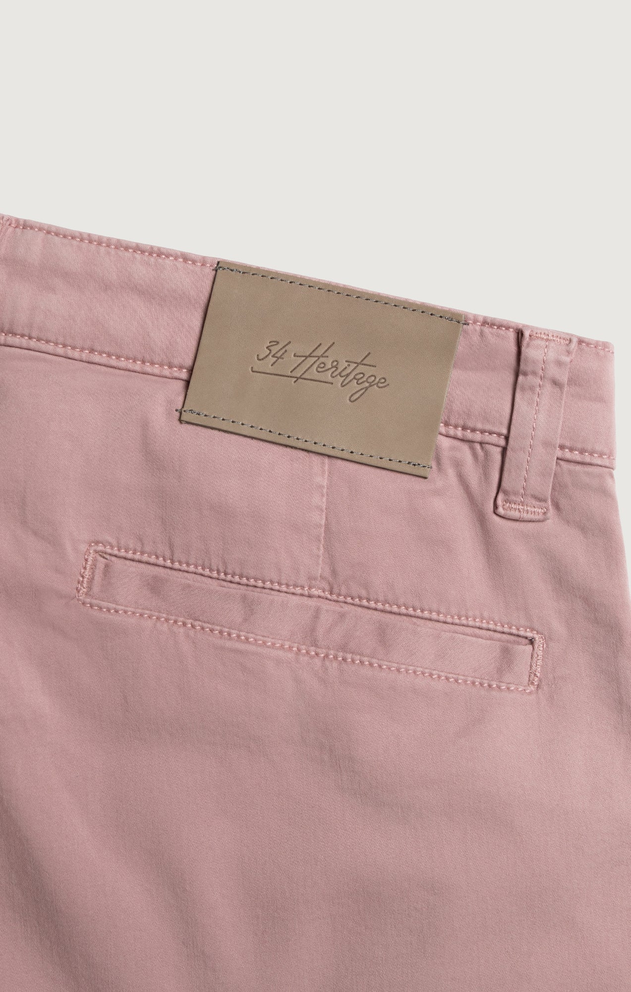 Arizona Slim Shorts In Pink Twill - Image 9
