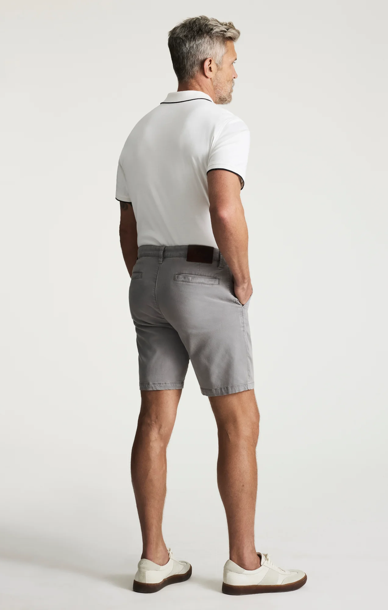 Arizona Slim Shorts In Shark Twill - Image 3