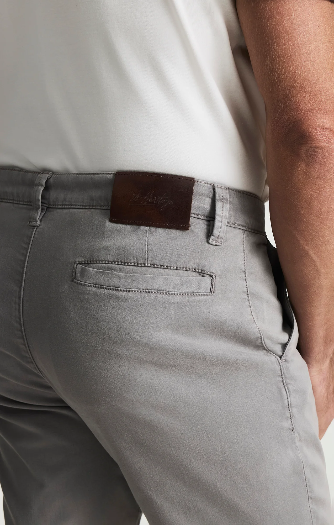 Arizona Slim Shorts In Shark Twill - Image 4