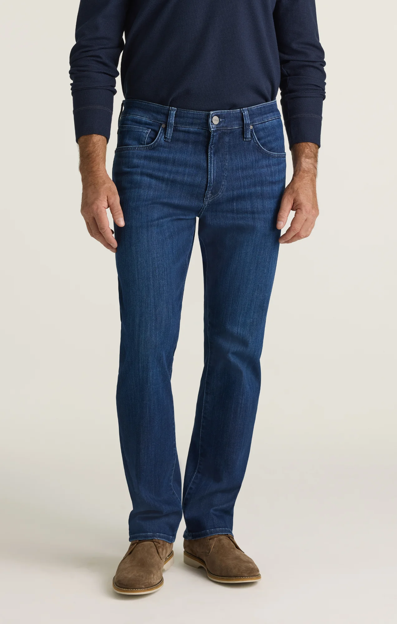 Camino Relaxed Straight Jeans in Dark Brushed Urban - Image 2