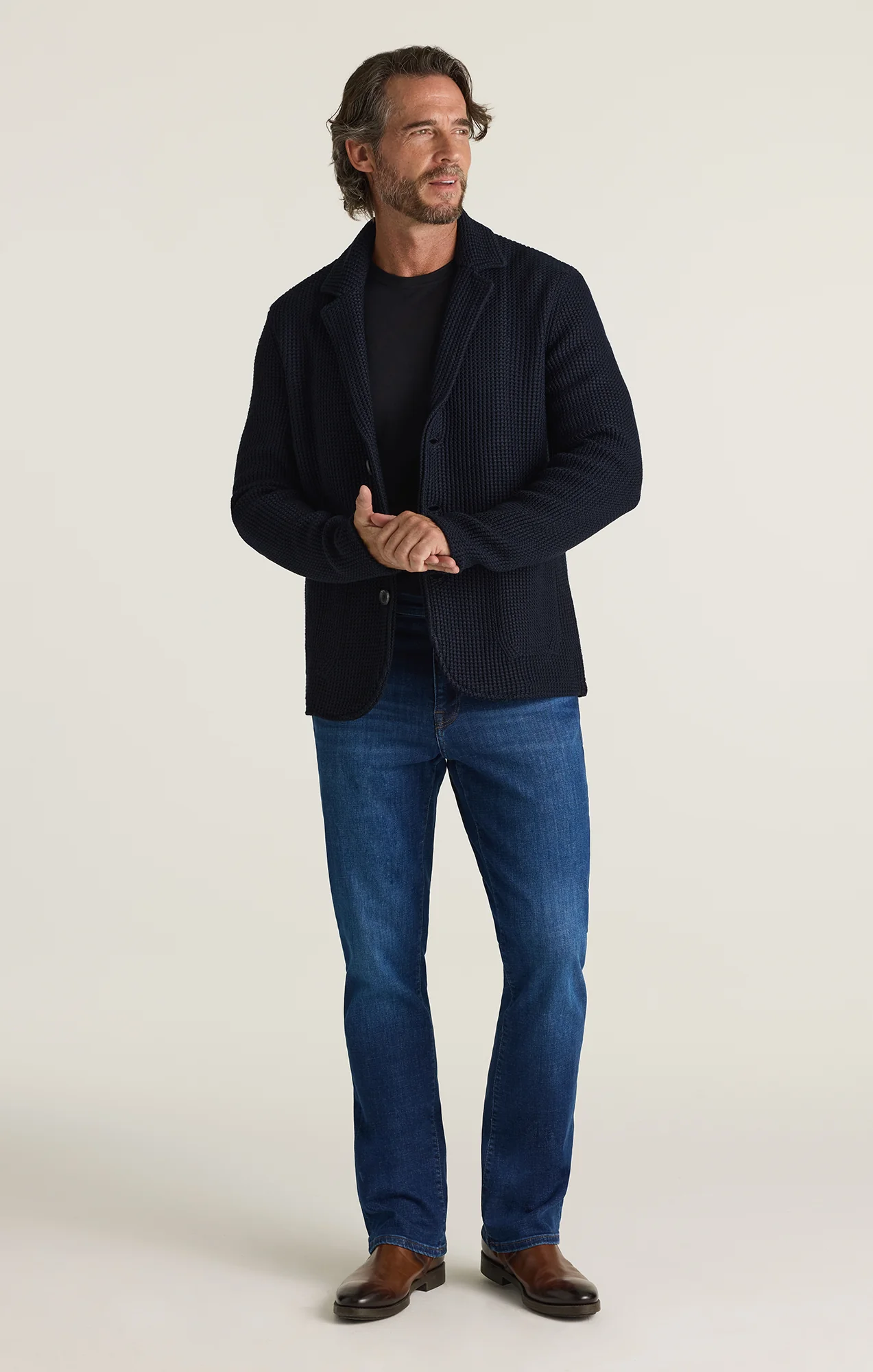 Cash Bootcut Jeans in Dark Brushed Vintage - Image 3