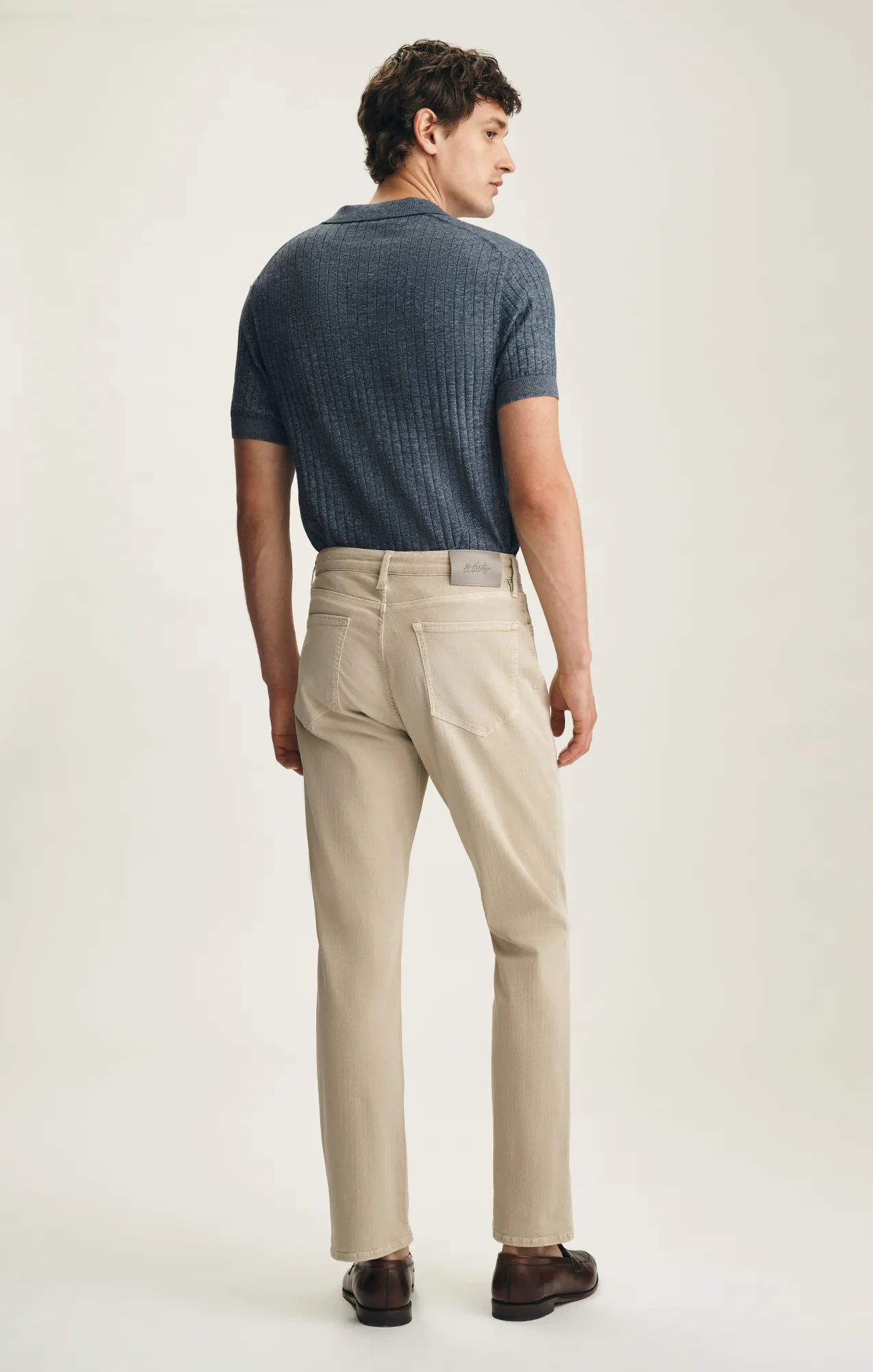 Cash Bootcut Pants In Sand Colored Urban - Image 3