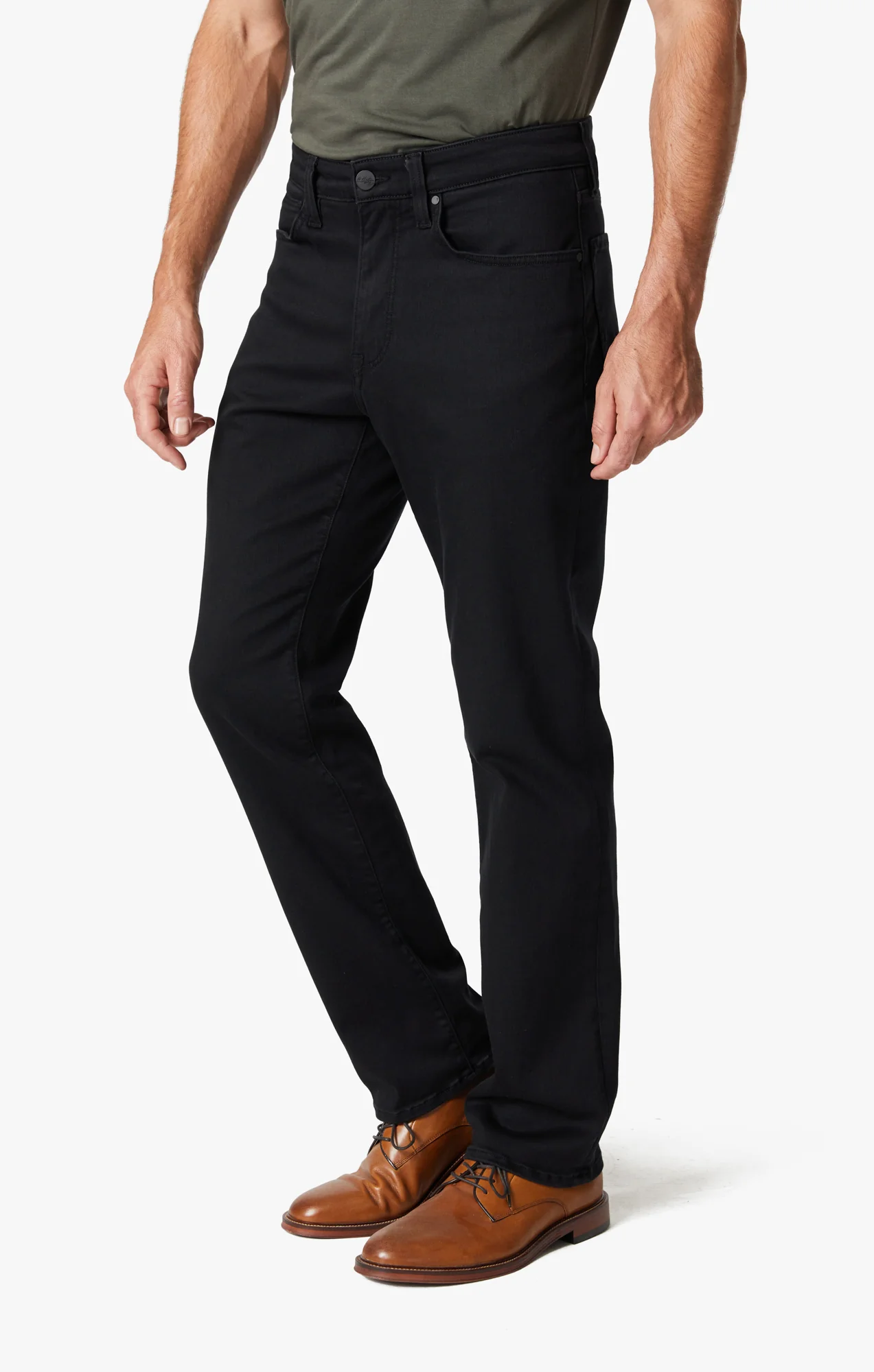 Charisma Relaxed Straight Leg Jeans In Black Urban - Image 3