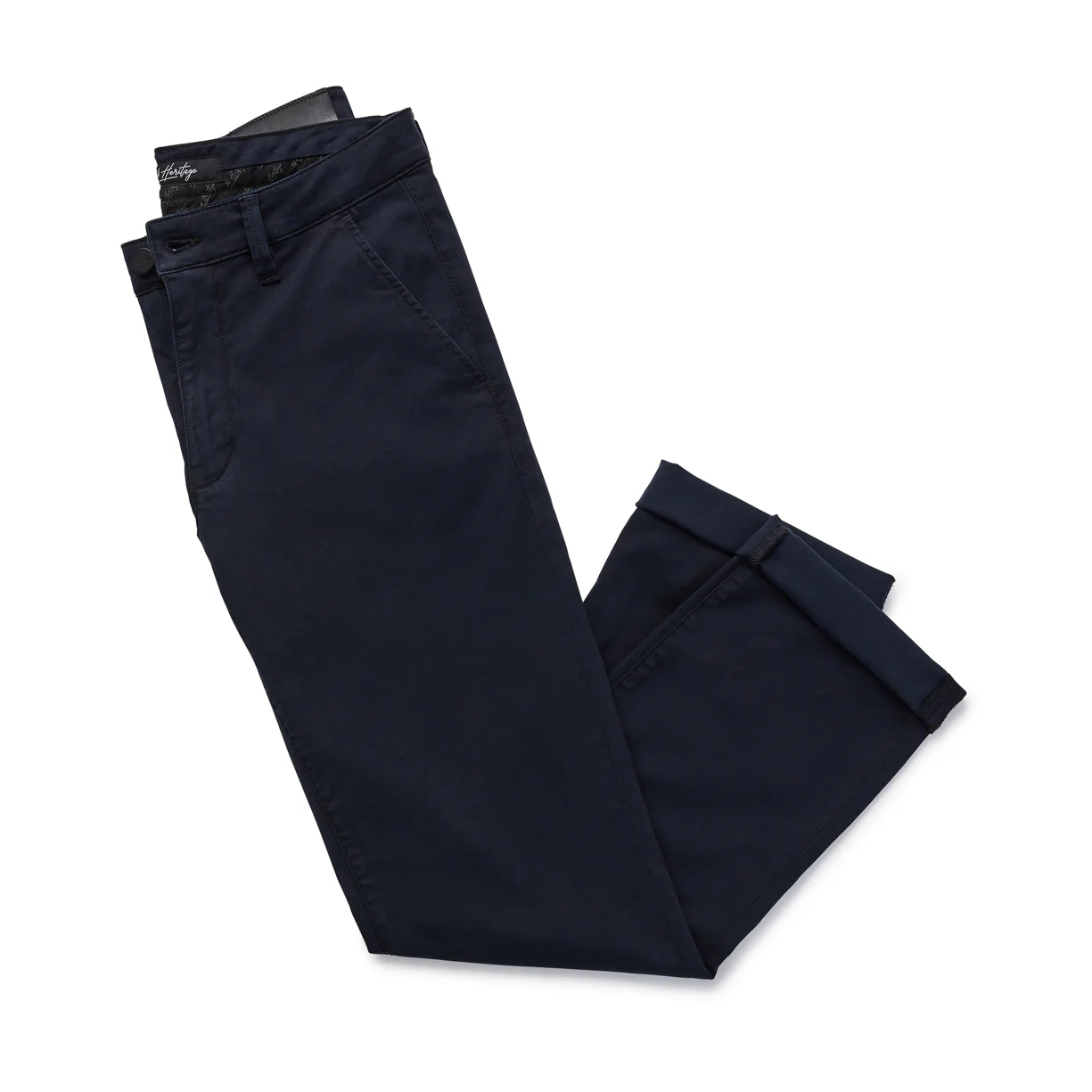 Charisma Relaxed Straight Chino In Navy Twill - Image 7