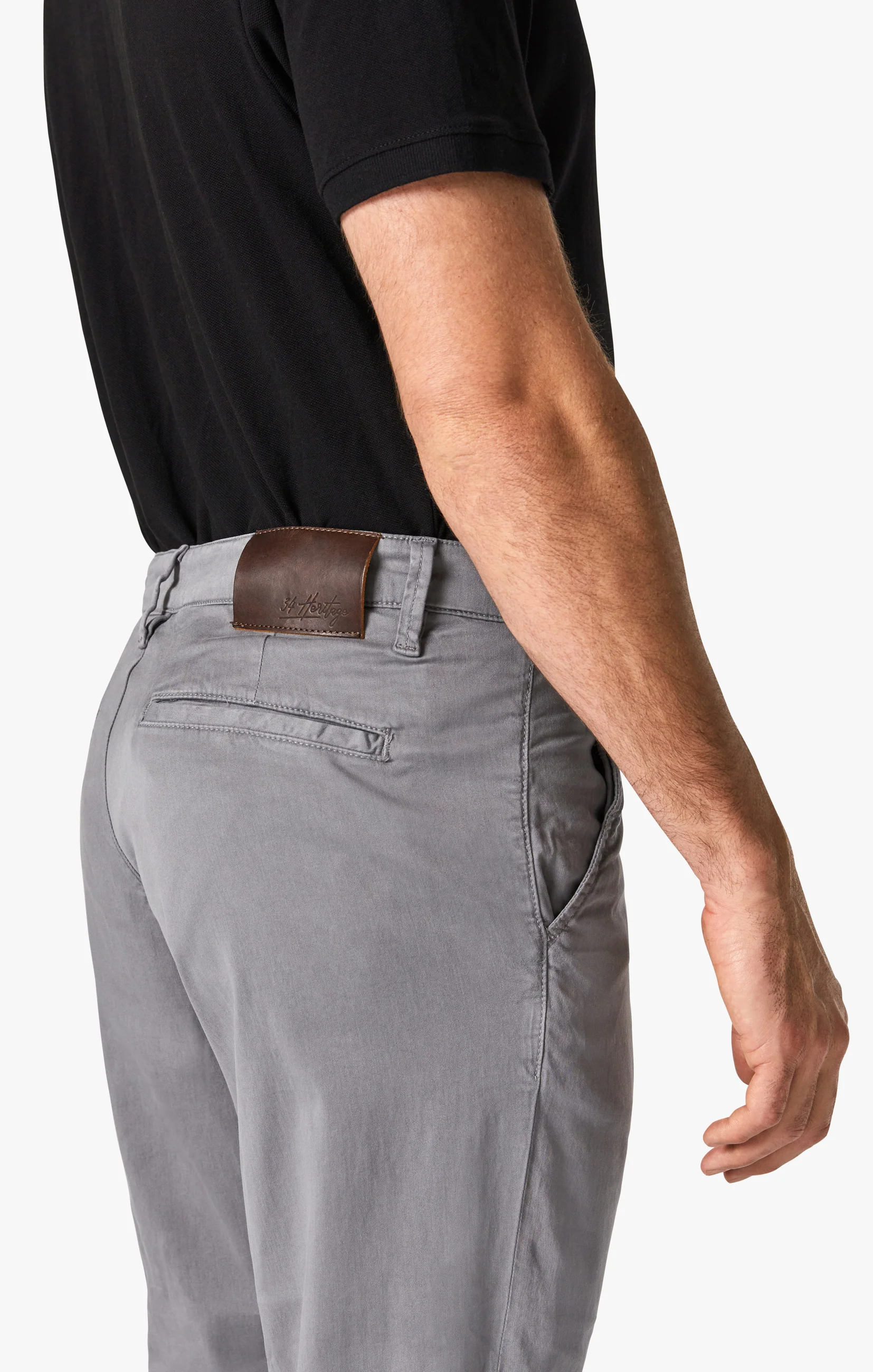 Charisma Relaxed Straight Chino Pants In Shark Twill - Image 6
