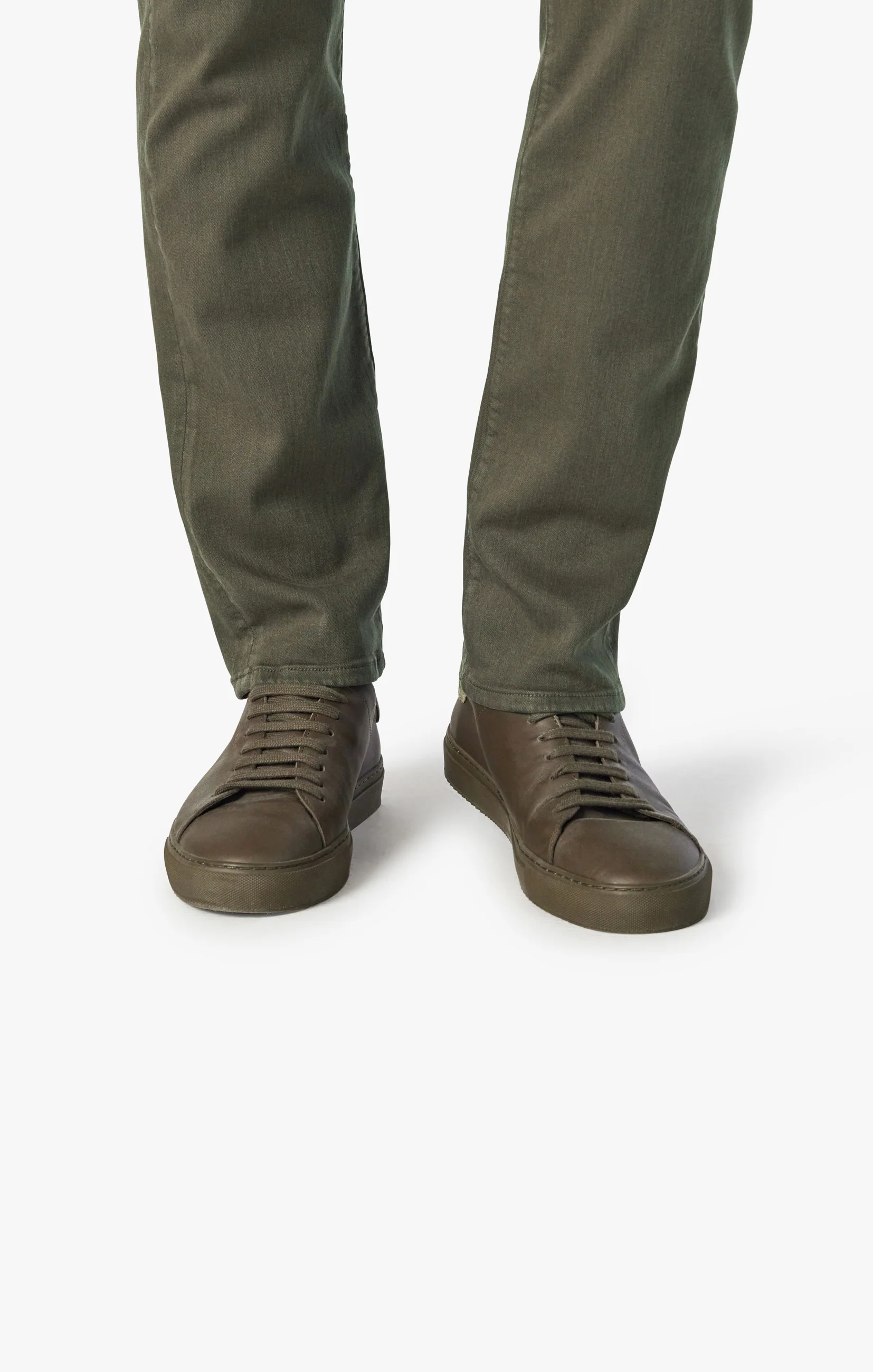 Charisma Relaxed Straight Pants in Green Comfort - Image 6