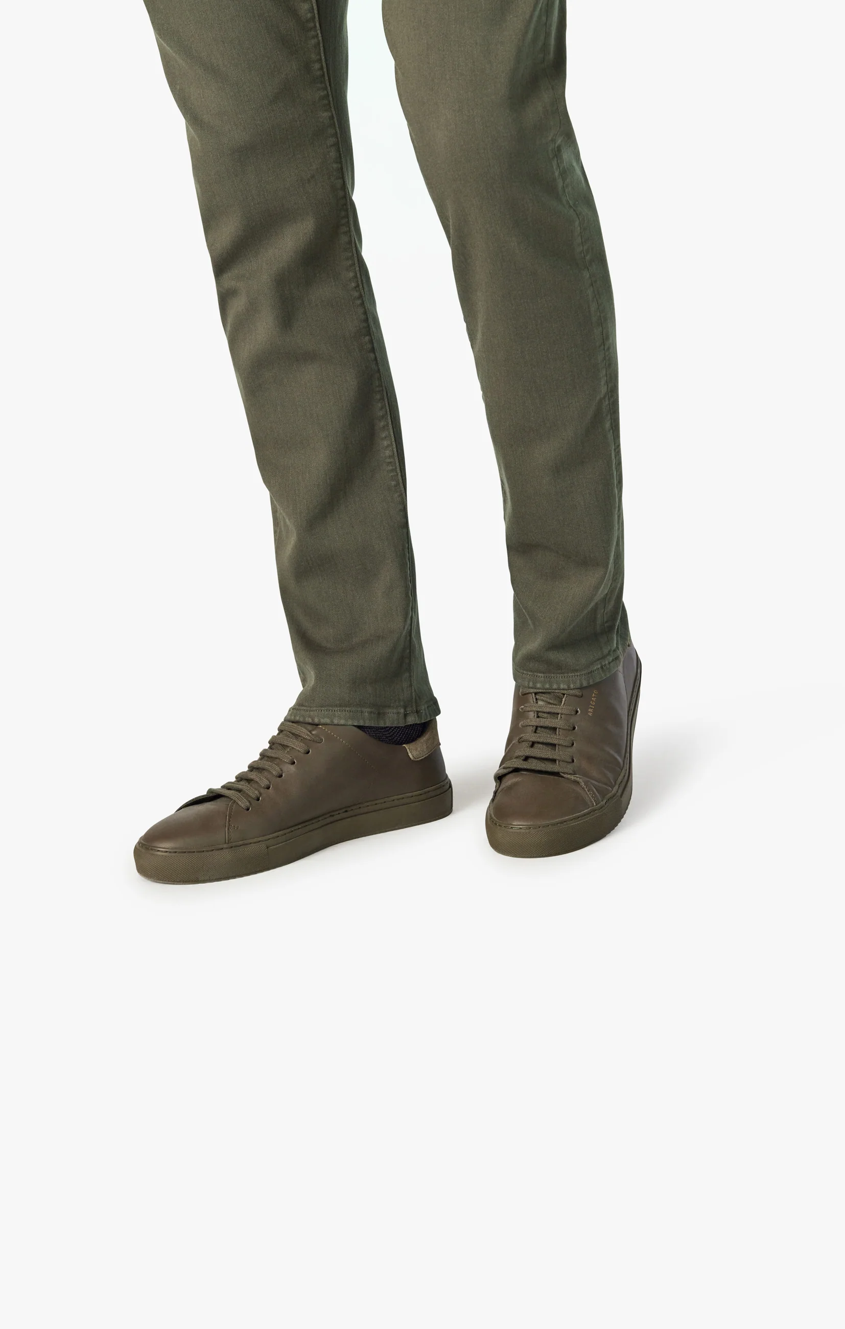 Charisma Relaxed Straight Pants in Green Comfort - Image 7