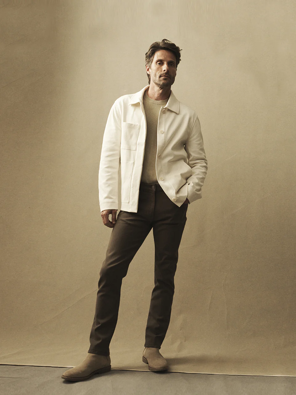 Charisma Relaxed Straight Pants in Green Comfort - Image 9