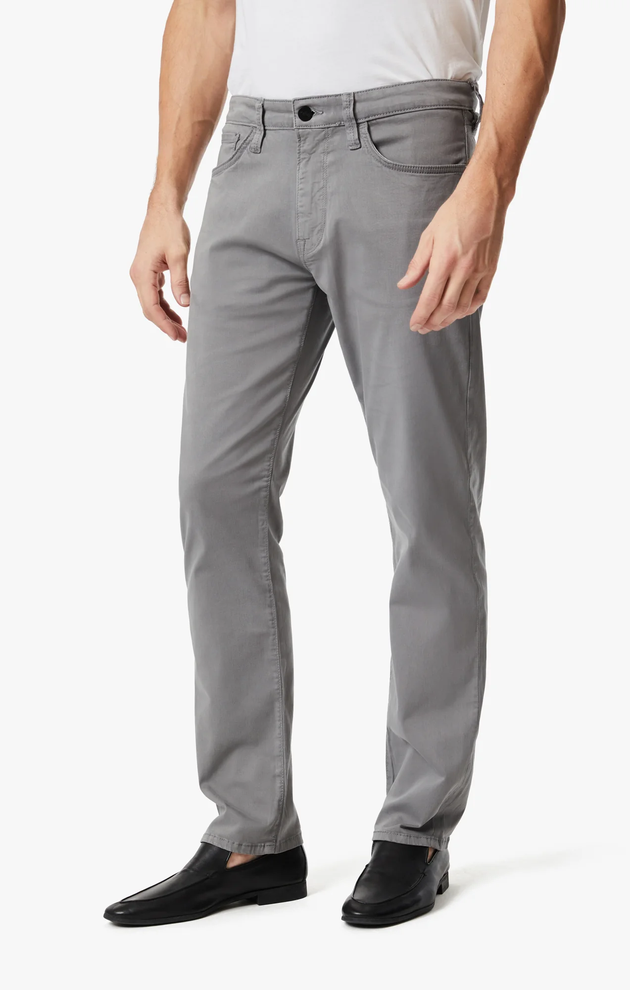 Charisma Relaxed Straight Pants in Shark Twill - Image 2