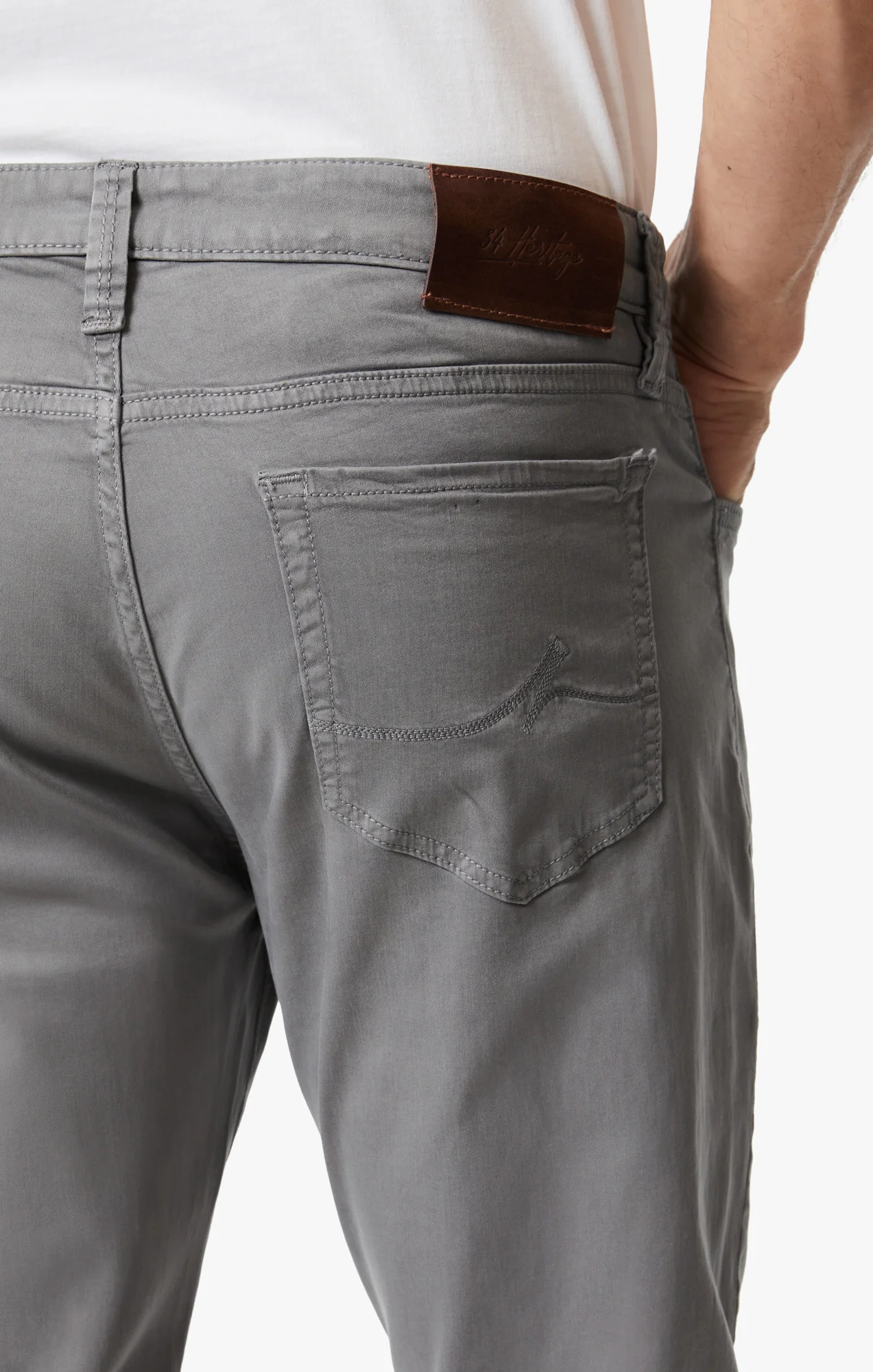 Charisma Relaxed Straight Pants in Shark Twill - Image 3
