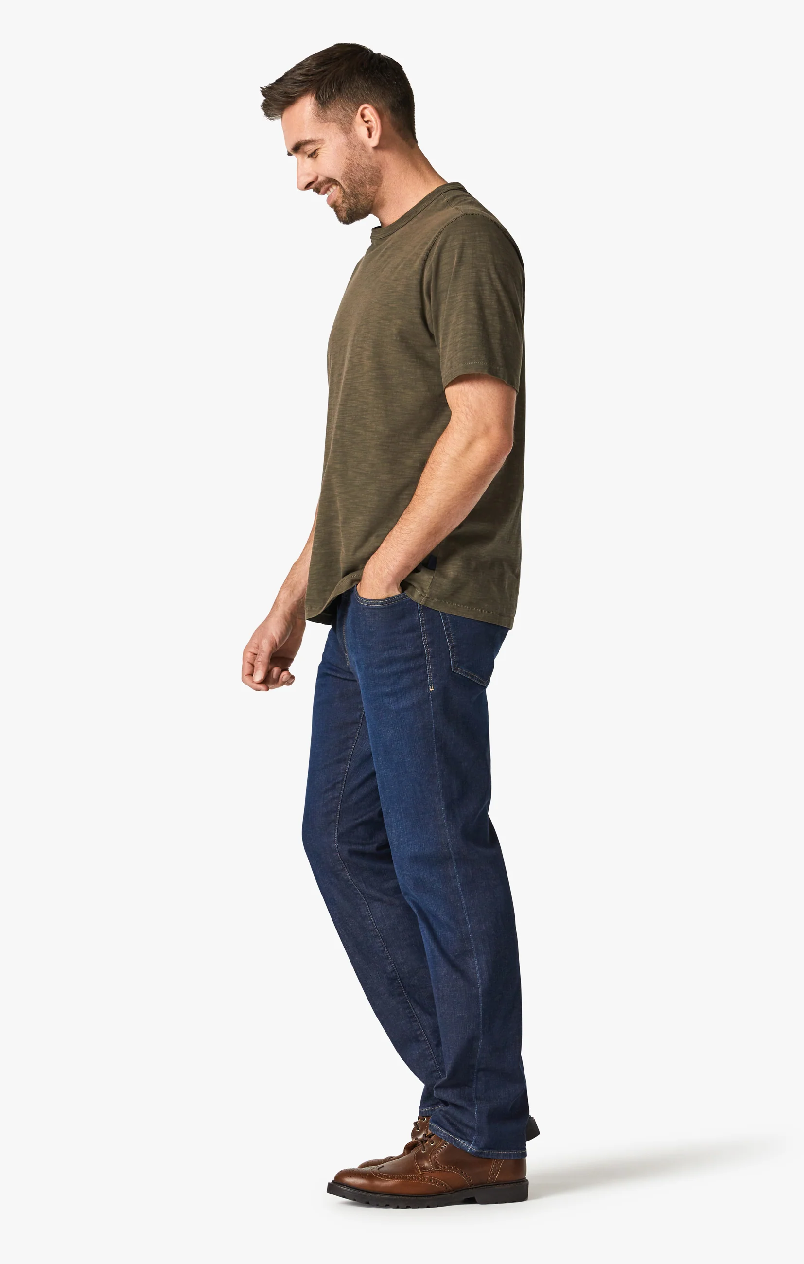 Charisma Relaxed Straight Jeans In Dark Cashmere - Image 3