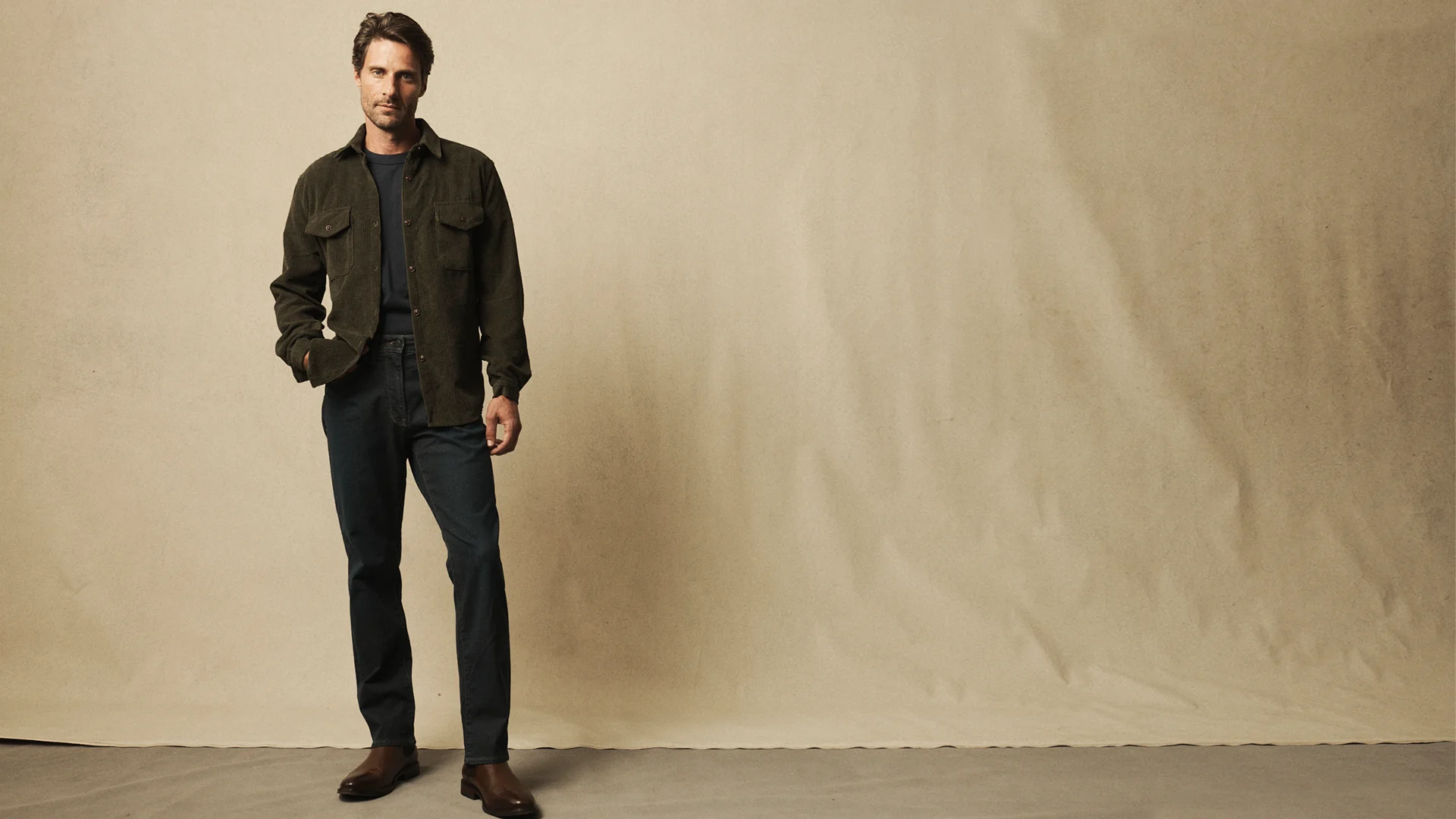 Charisma Relaxed Straight Jeans In Dark Cashmere - Image 7