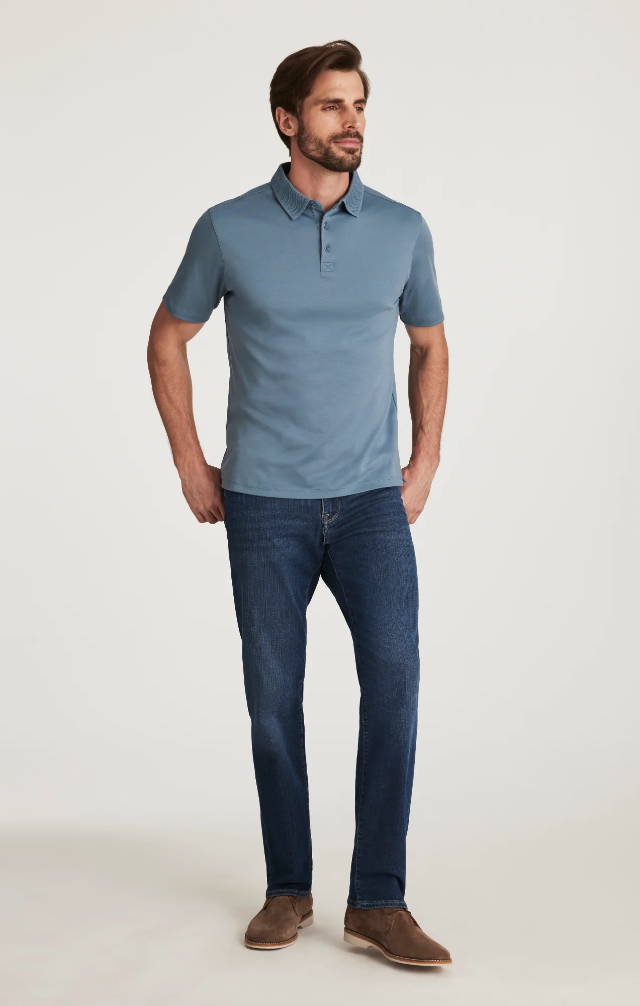 Charisma Relaxed Straight Leg Jeans In Dark Soft