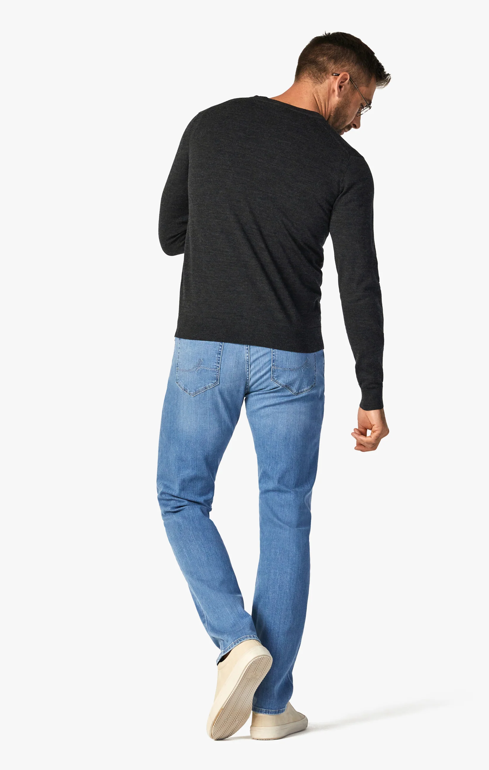 Charisma Relaxed Straight Jeans In Light Soft Denim - Image 6