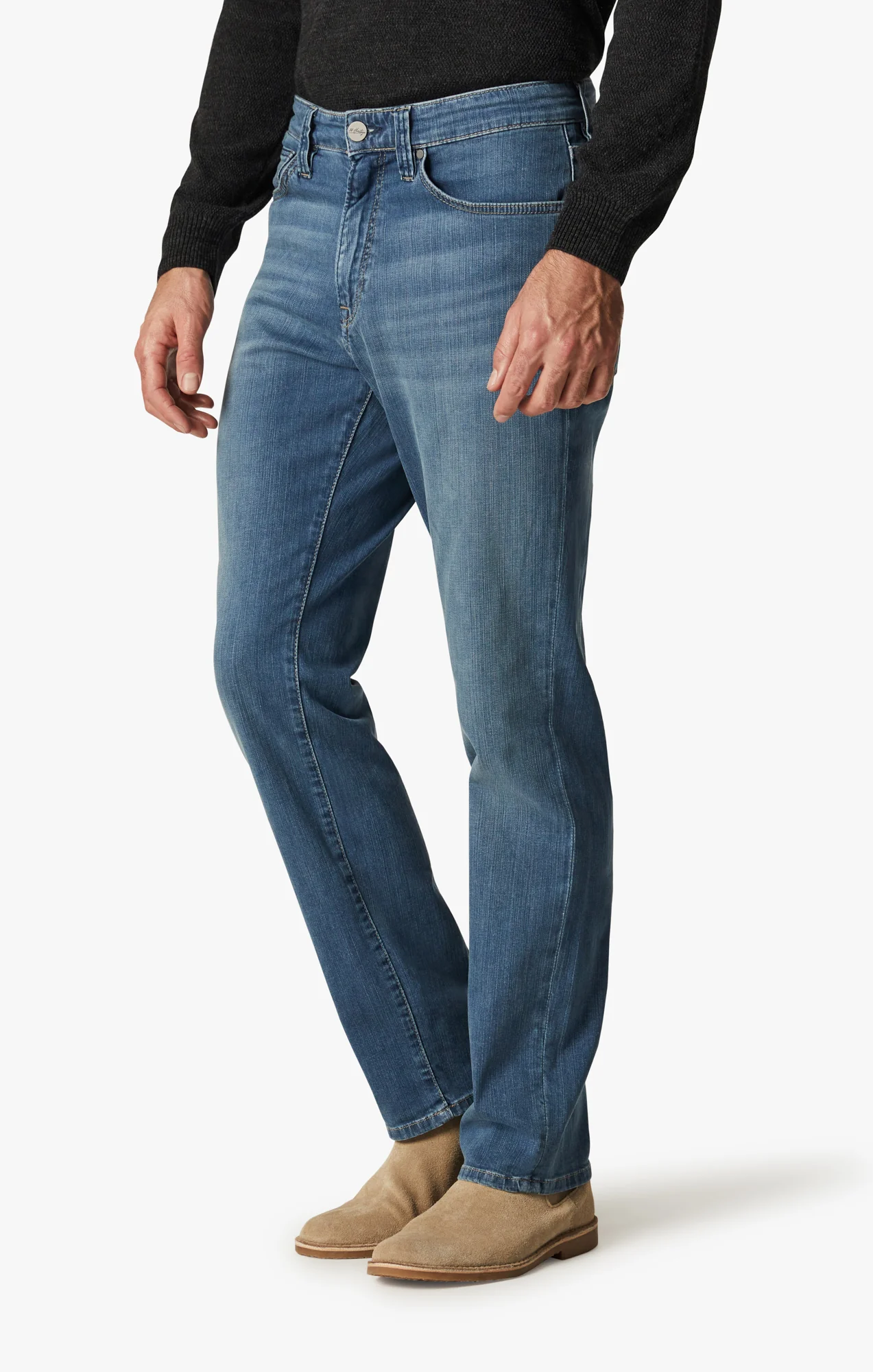 Charisma Relaxed Straight Jeans In Mid Soft - Image 3