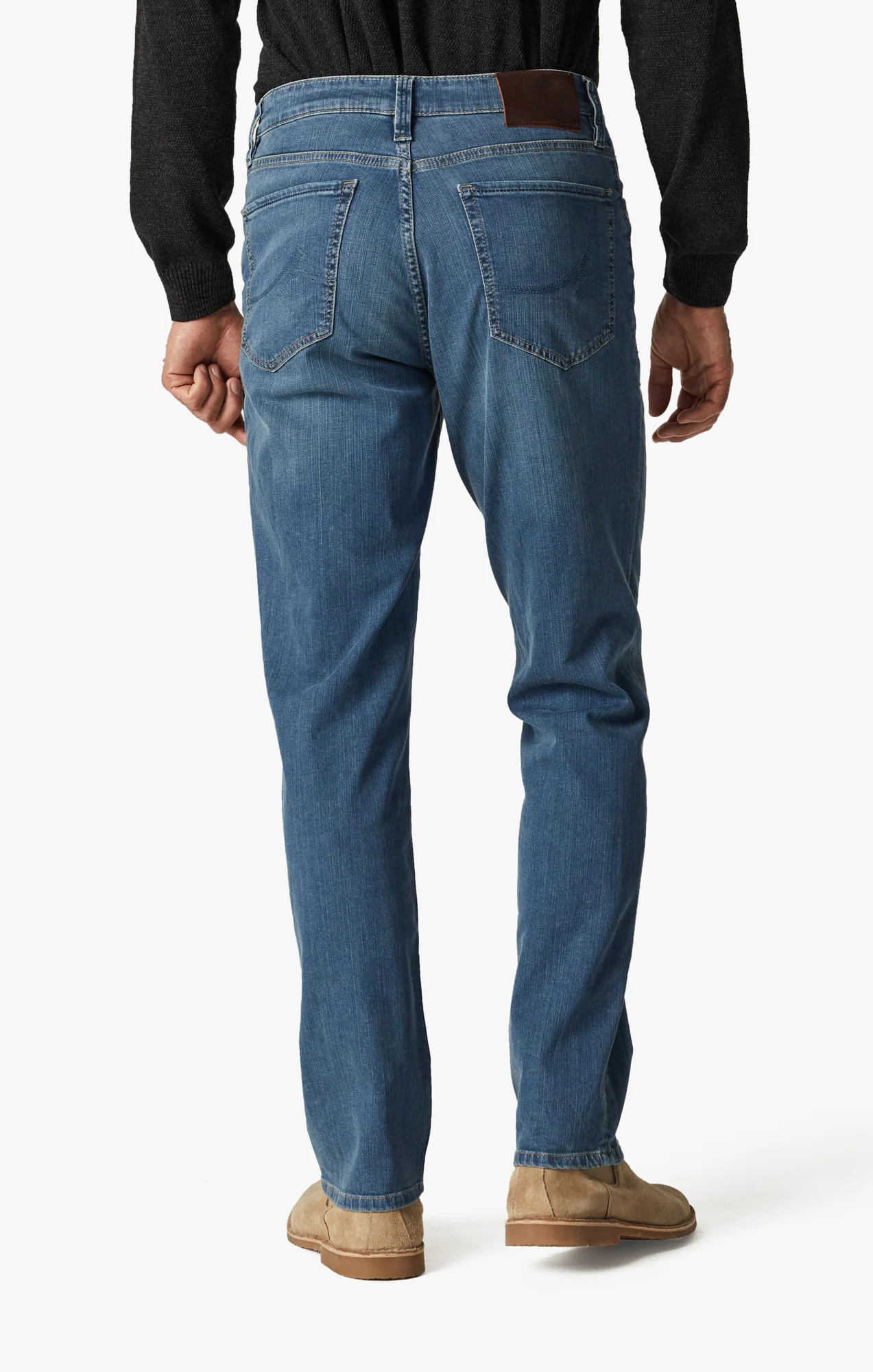 Charisma Relaxed Straight Jeans In Mid Soft - Image 4
