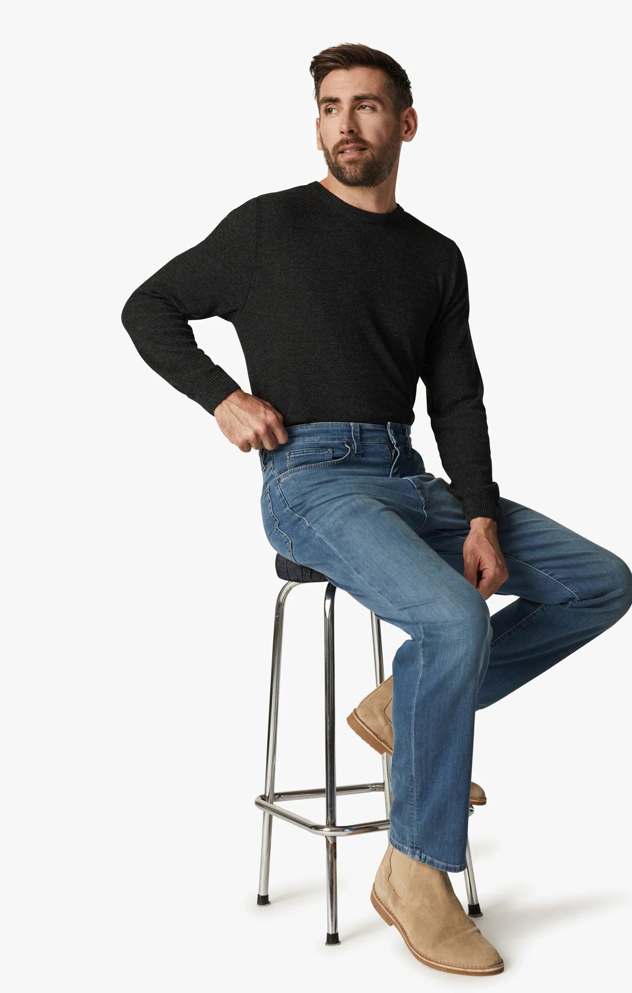 Charisma Relaxed Straight Jeans In Mid Soft - Image 7