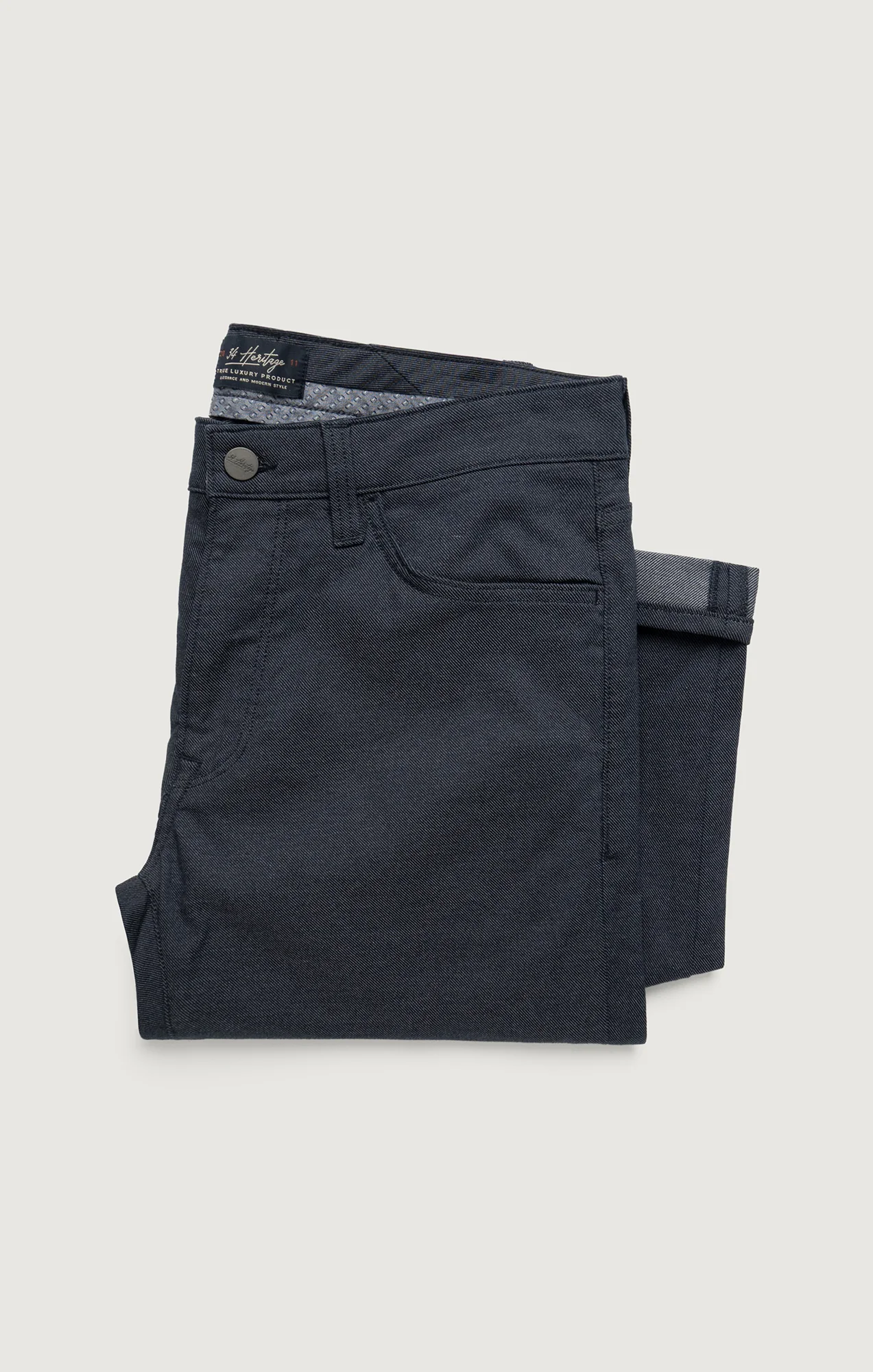 Charisma Relaxed Straight Pants In Navy Coolmax - Image 8