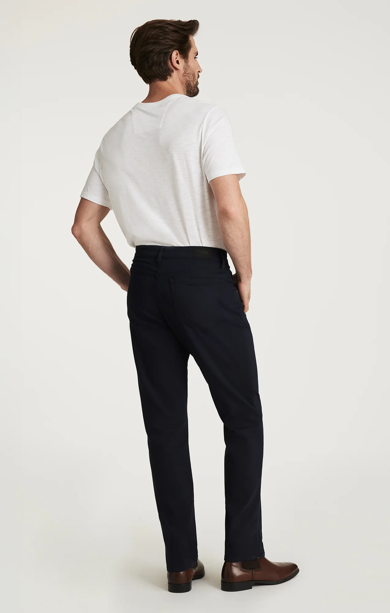 Charisma Relaxed Commuter Pants in Dark Navy - Image 3
