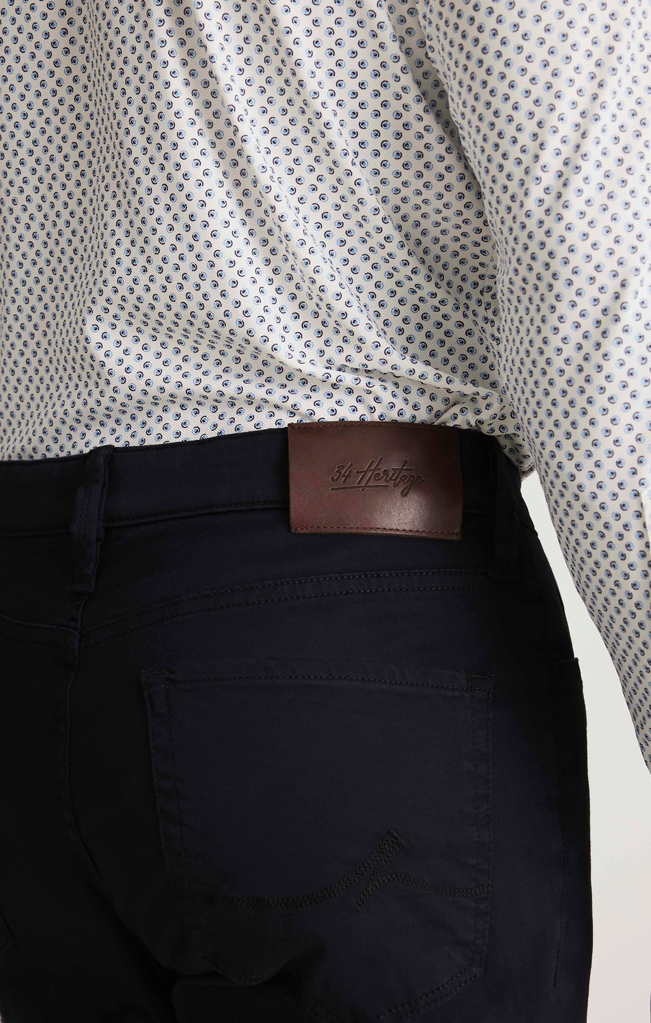 Charisma Relaxed Straight Pants in Navy Twill - Image 6