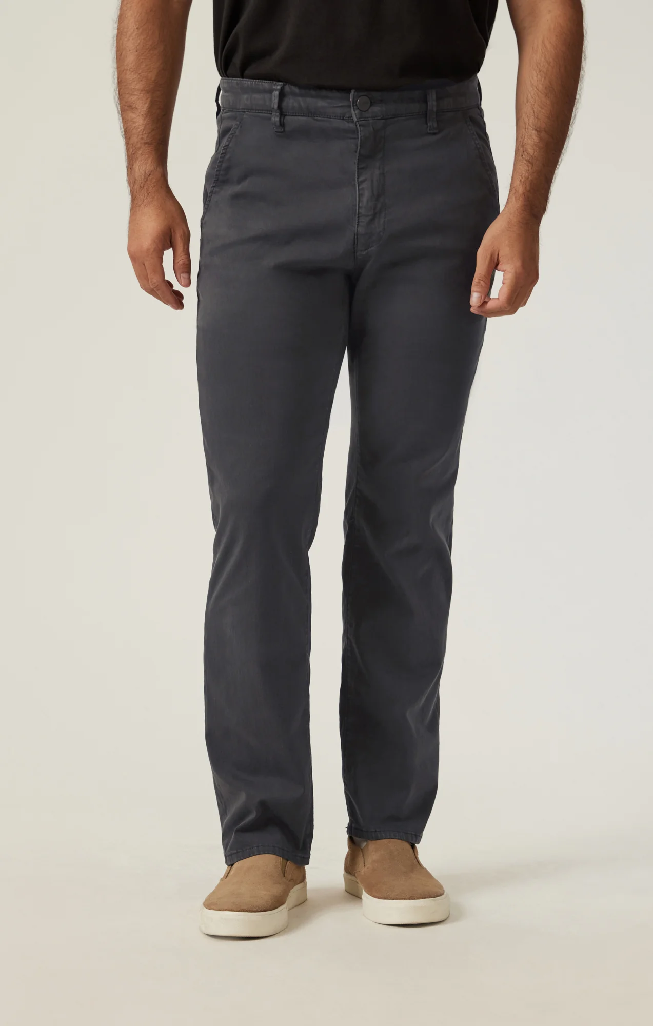 Charisma Relaxed Straight Chino in Ash Twill - Image 2