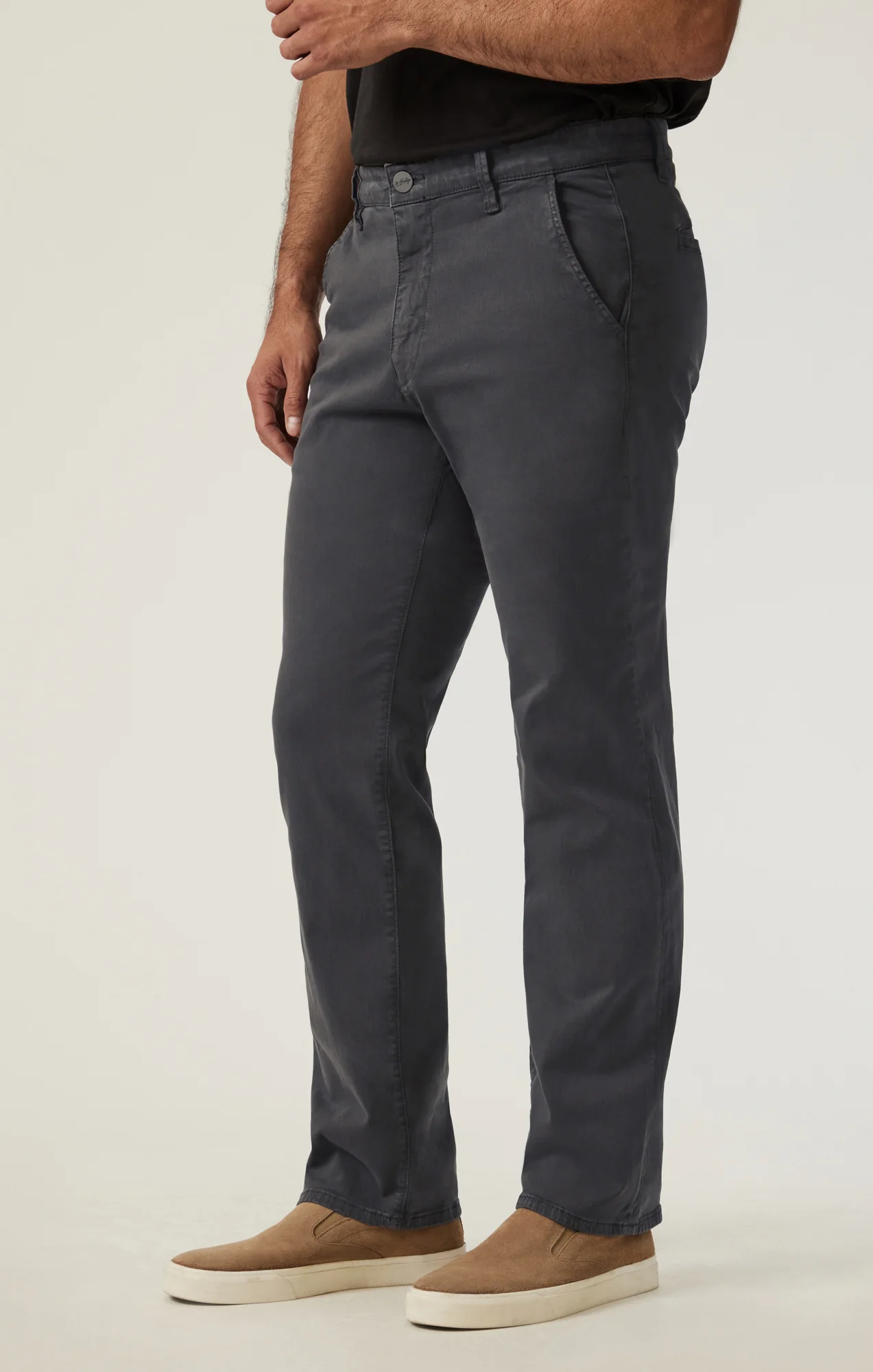 Charisma Relaxed Straight Chino in Ash Twill - Image 3