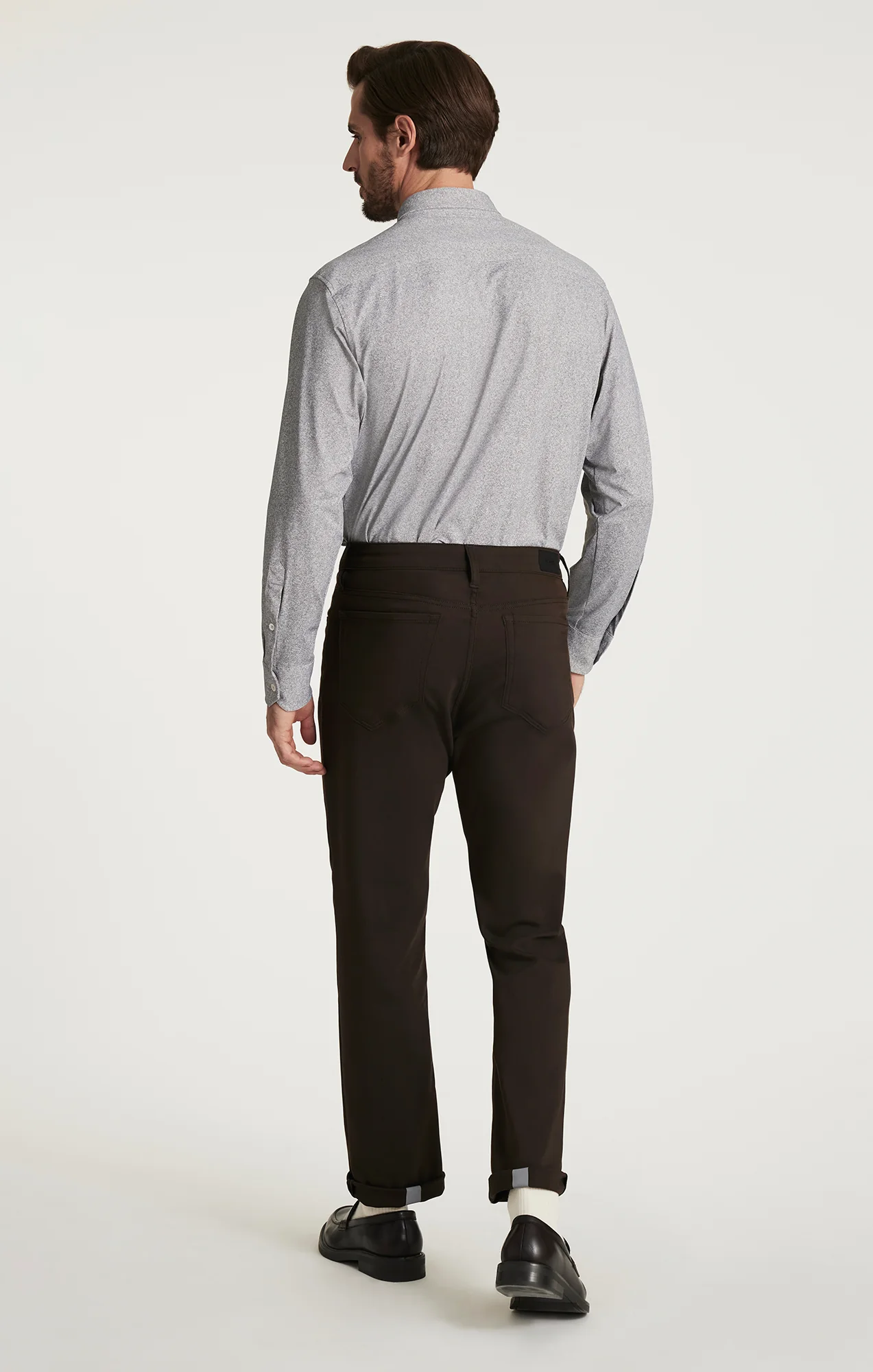 Charisma Relaxed Straight Commuter Pants in Brown - Image 3