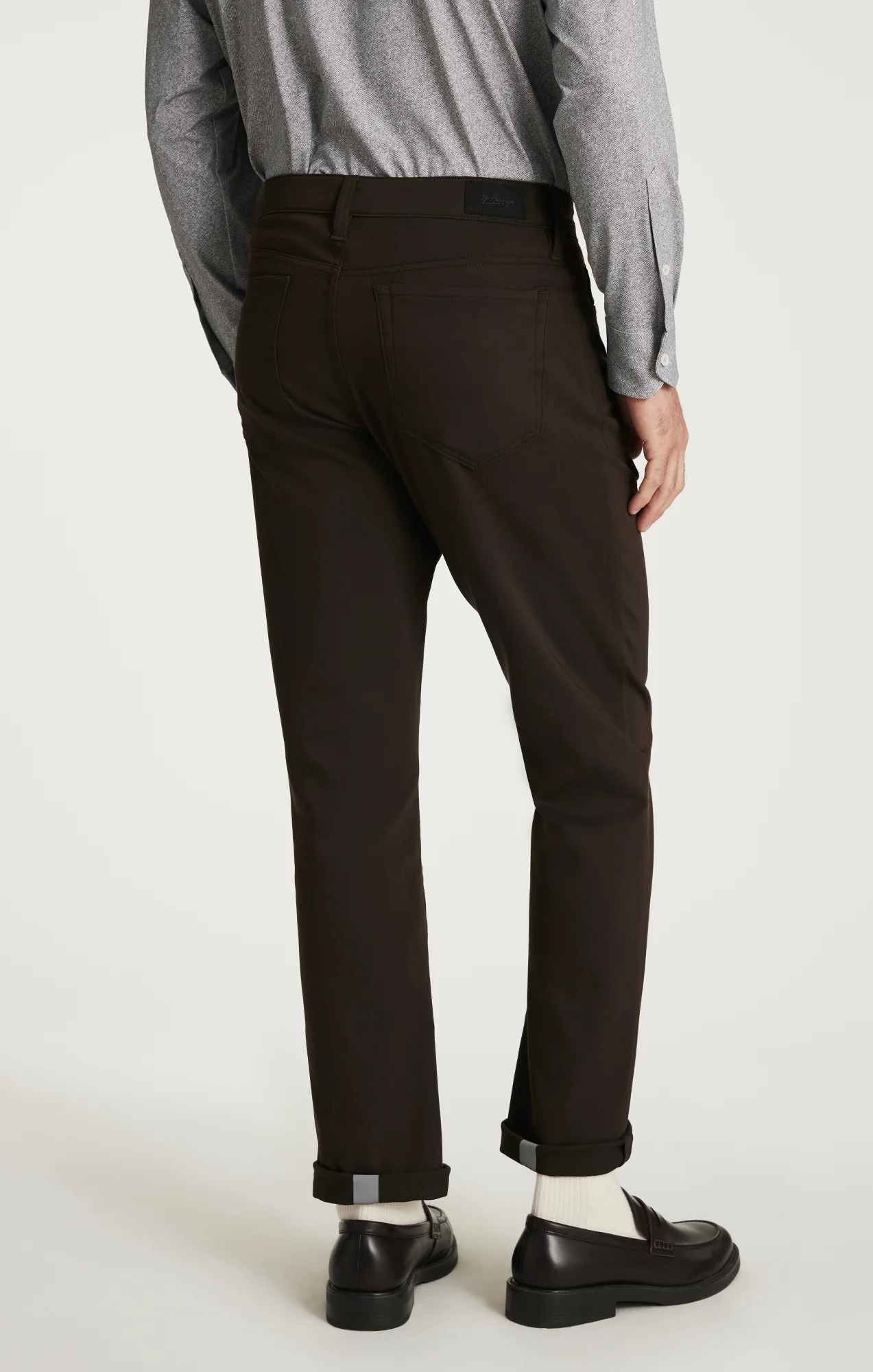 Charisma Relaxed Straight Commuter Pants in Brown - Image 4