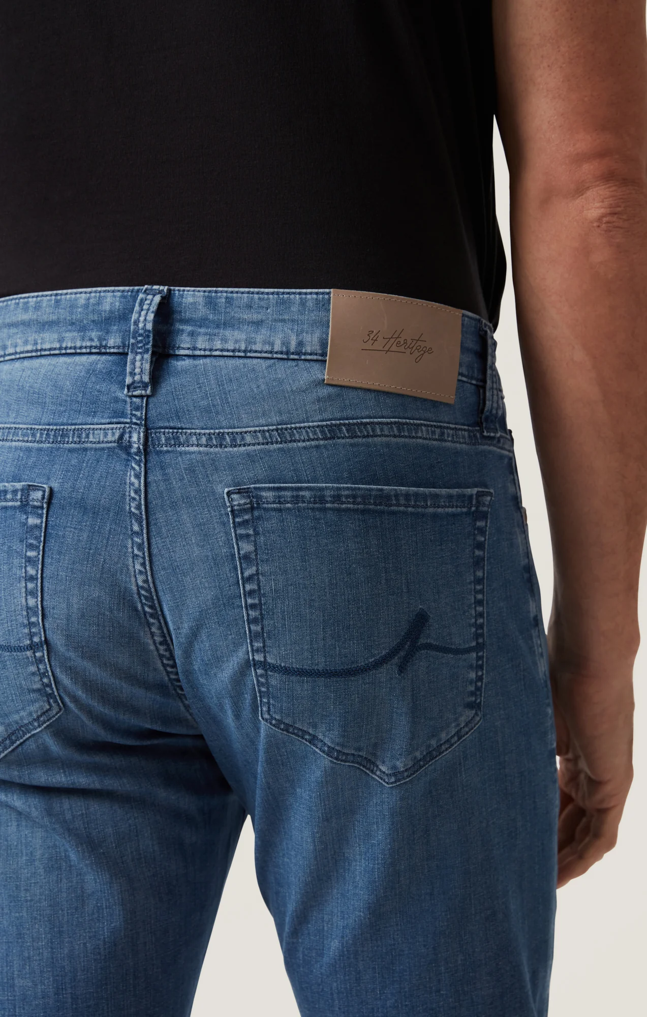 Charisma Relaxed Straight Jeans in Dark Blue Kona - Image 4