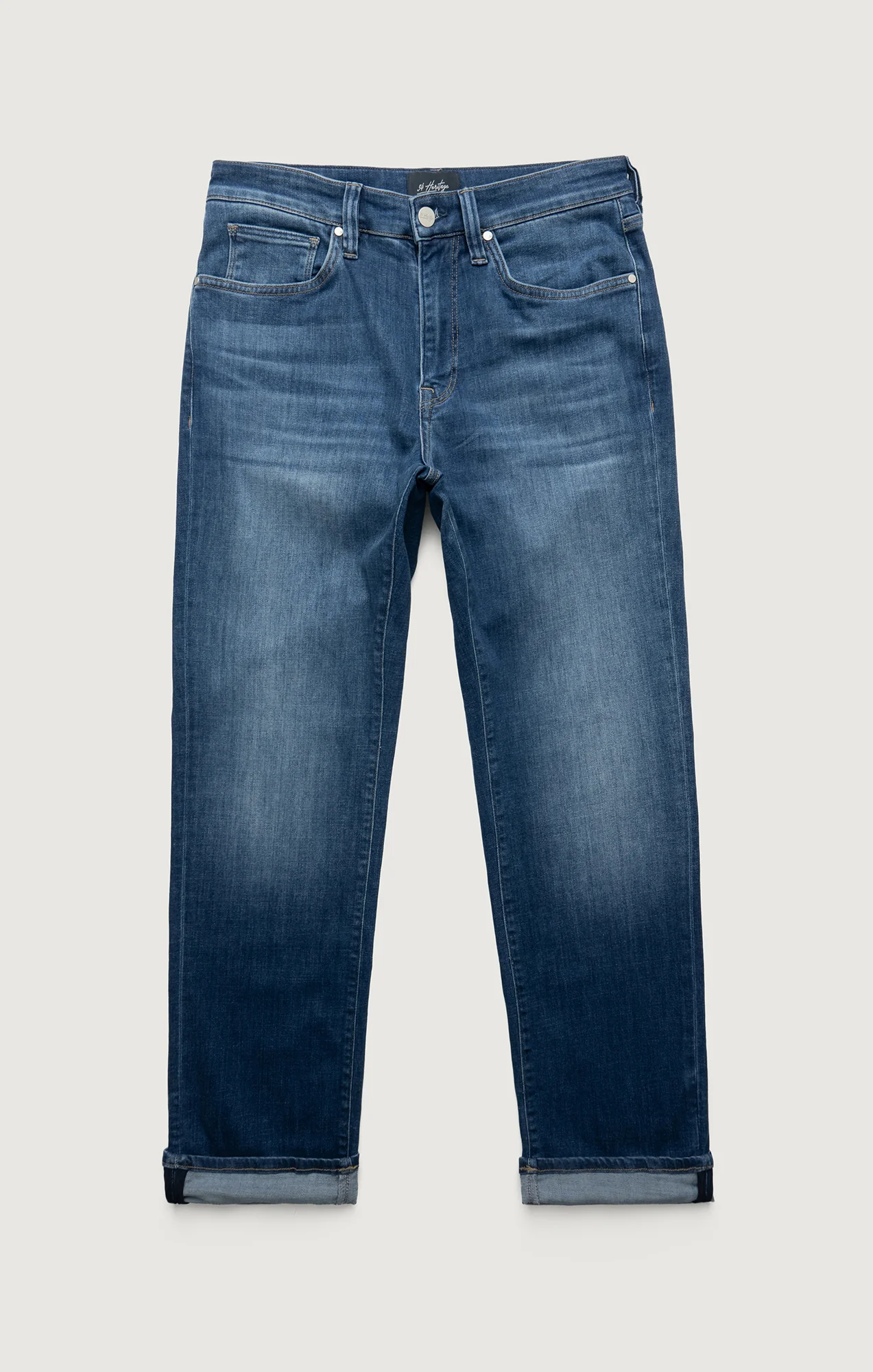Charisma Relaxed Straight Jeans in Dark Brushed Organic Ultra - Image 6