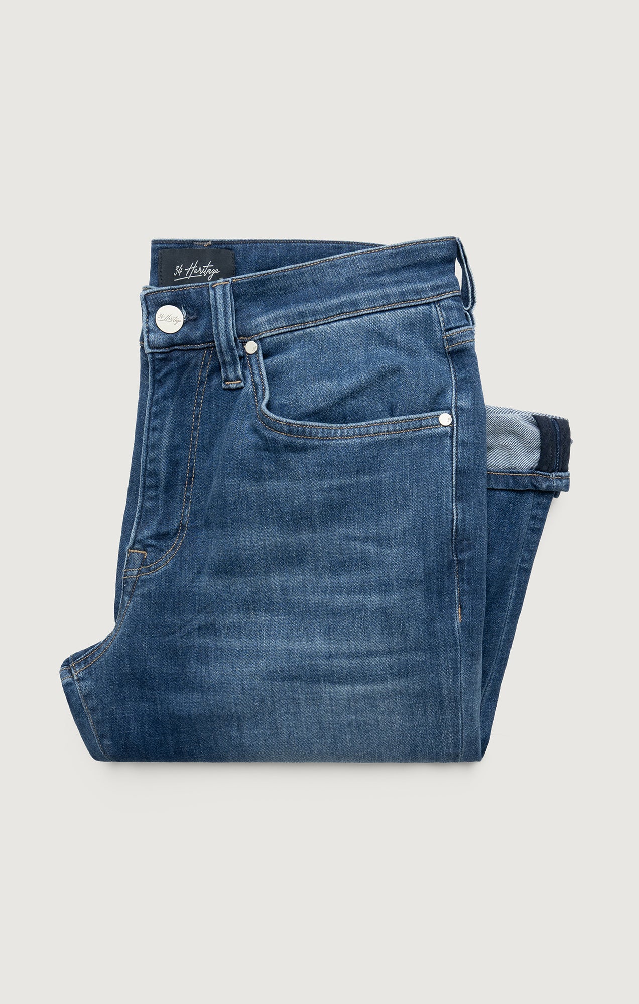 Charisma Relaxed Straight Jeans in Dark Brushed Organic Ultra - Image 8
