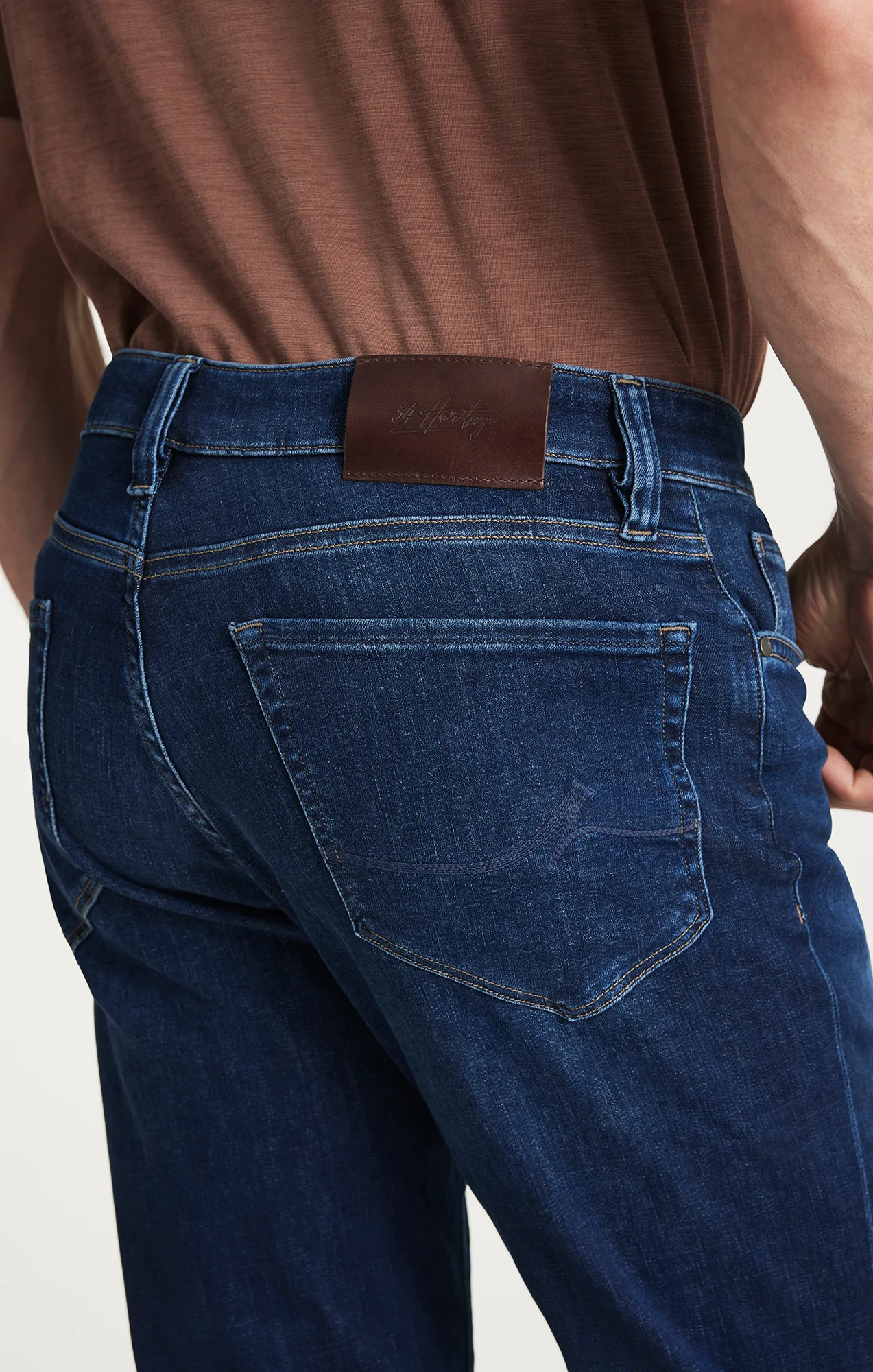 Charisma Relaxed Straight Jeans in Indigo Brushed Organic Ultra - Image 6