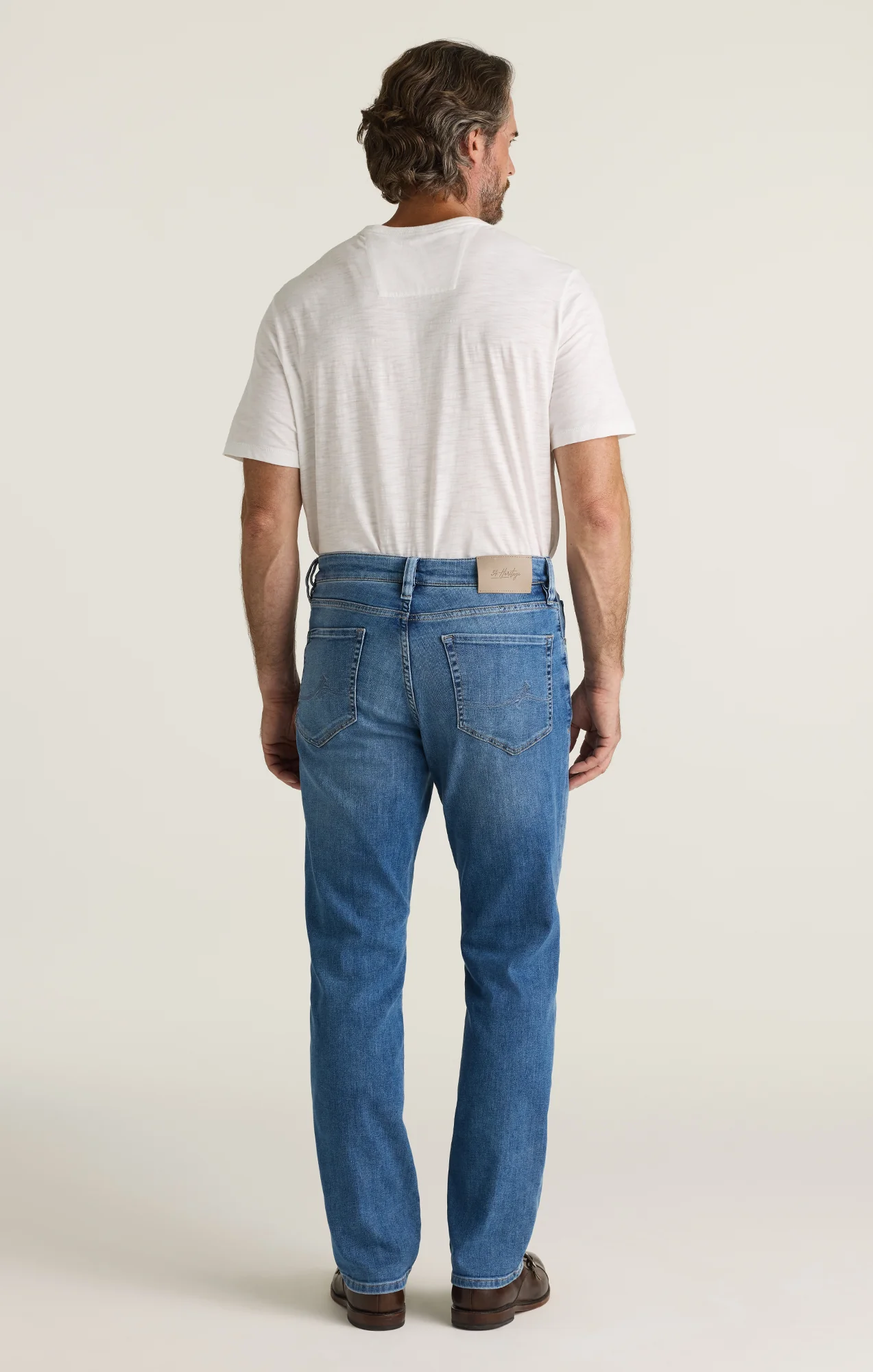 Charisma Relaxed Straight Jeans in Light Brushed Aerodenim - Image 4