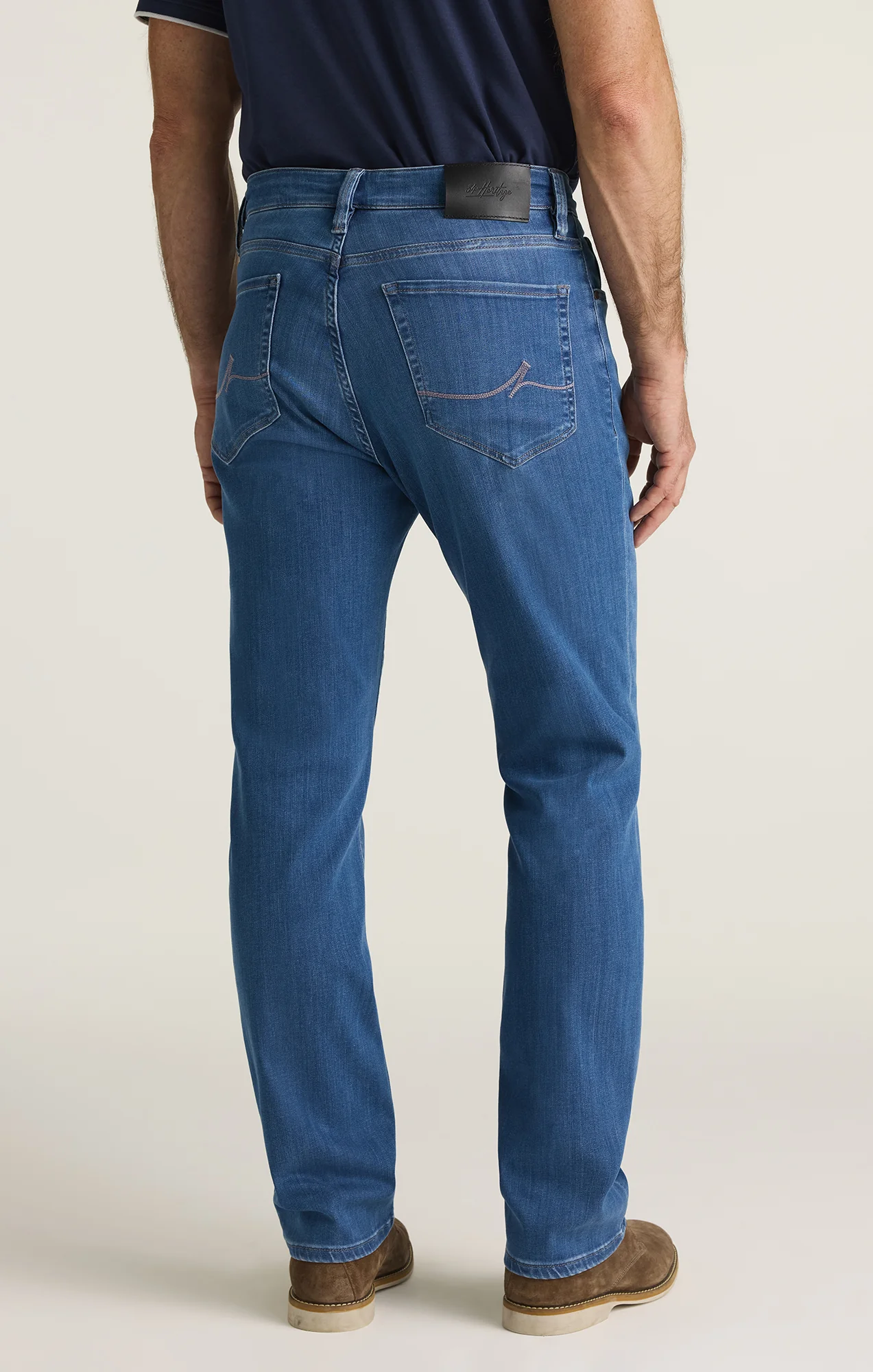 Charisma Relaxed Straight Jeans in Light Brushed Urban - Image 3