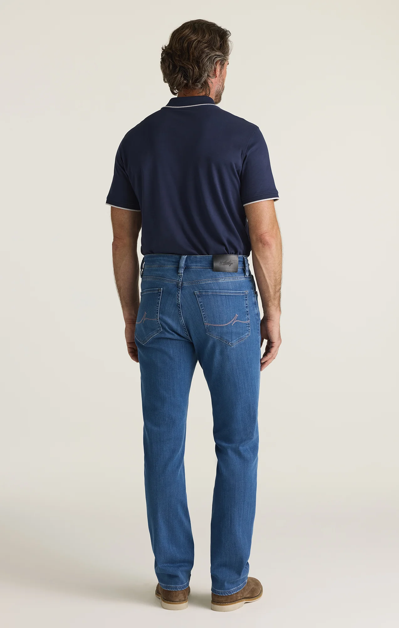 Charisma Relaxed Straight Jeans in Light Brushed Urban - Image 4