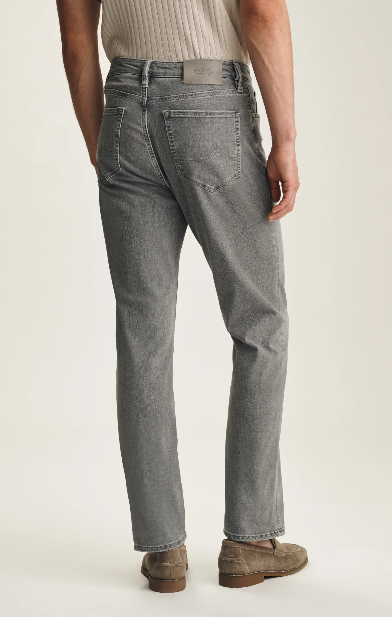 Charisma Relaxed Straight Jeans In Light Smoke Brushed Urban - Image 5