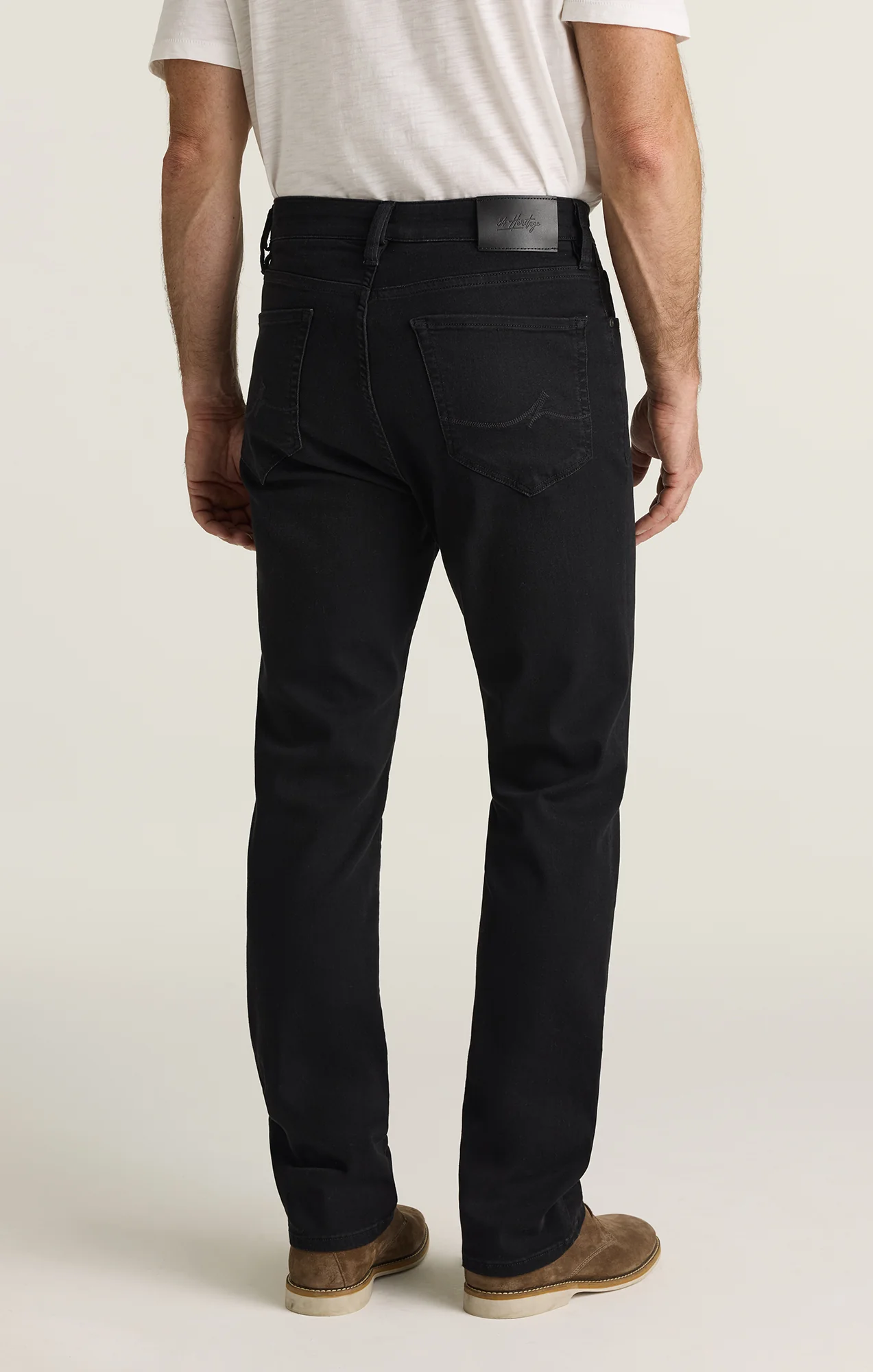 Charisma Relaxed Straight Jeans in Smoke Organic Ultra - Image 3