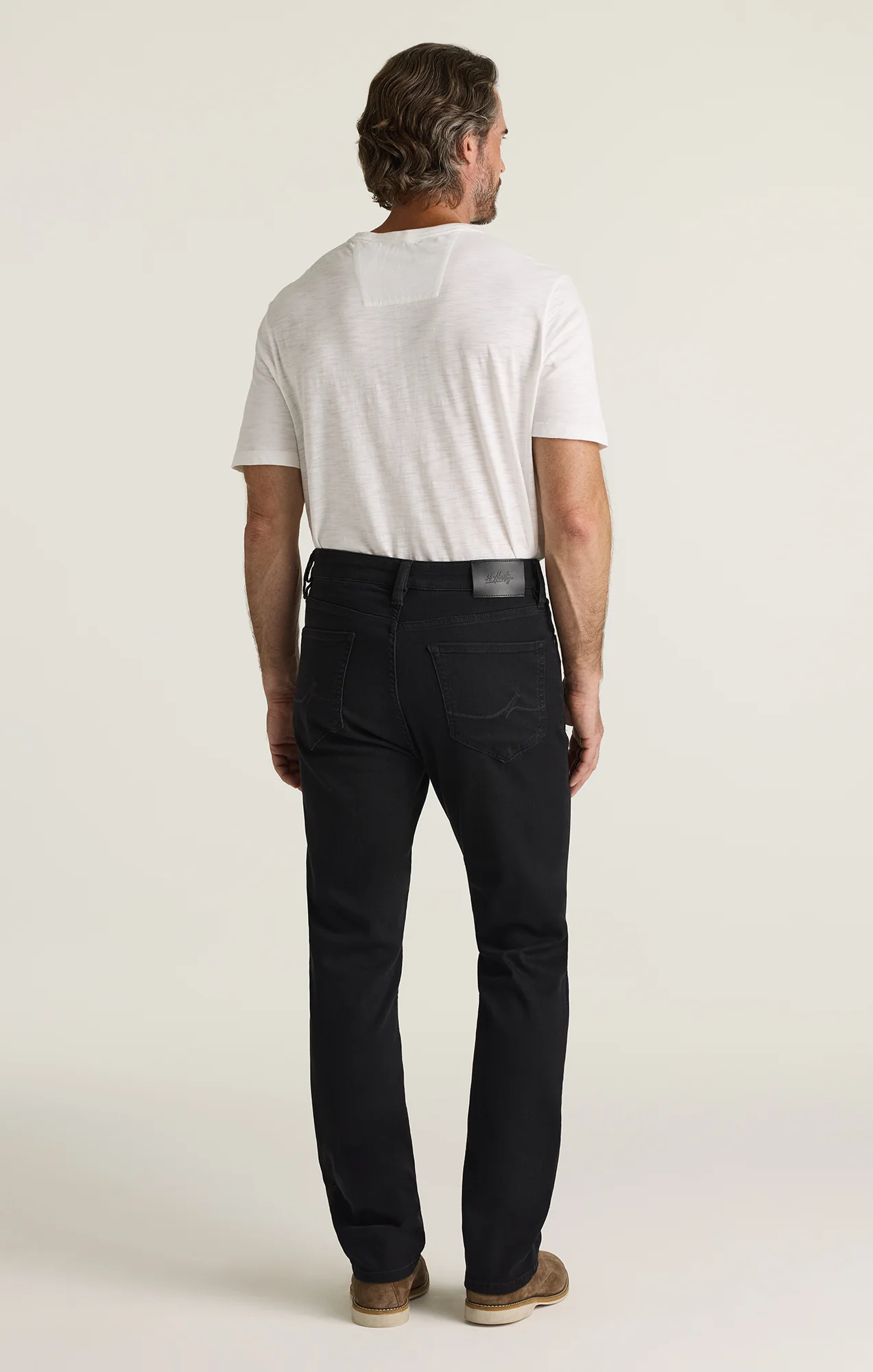 Charisma Relaxed Straight Jeans in Smoke Organic Ultra - Image 4