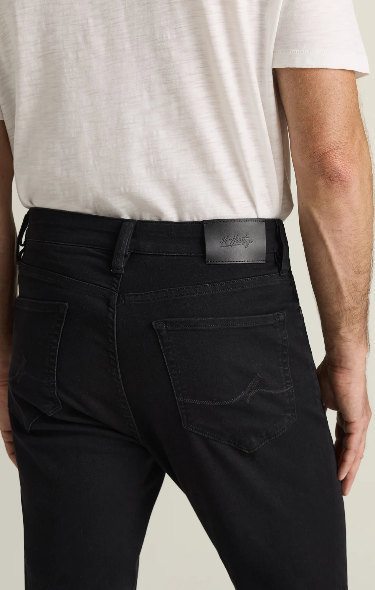 Charisma Relaxed Straight Jeans in Smoke Organic Ultra - Image 5