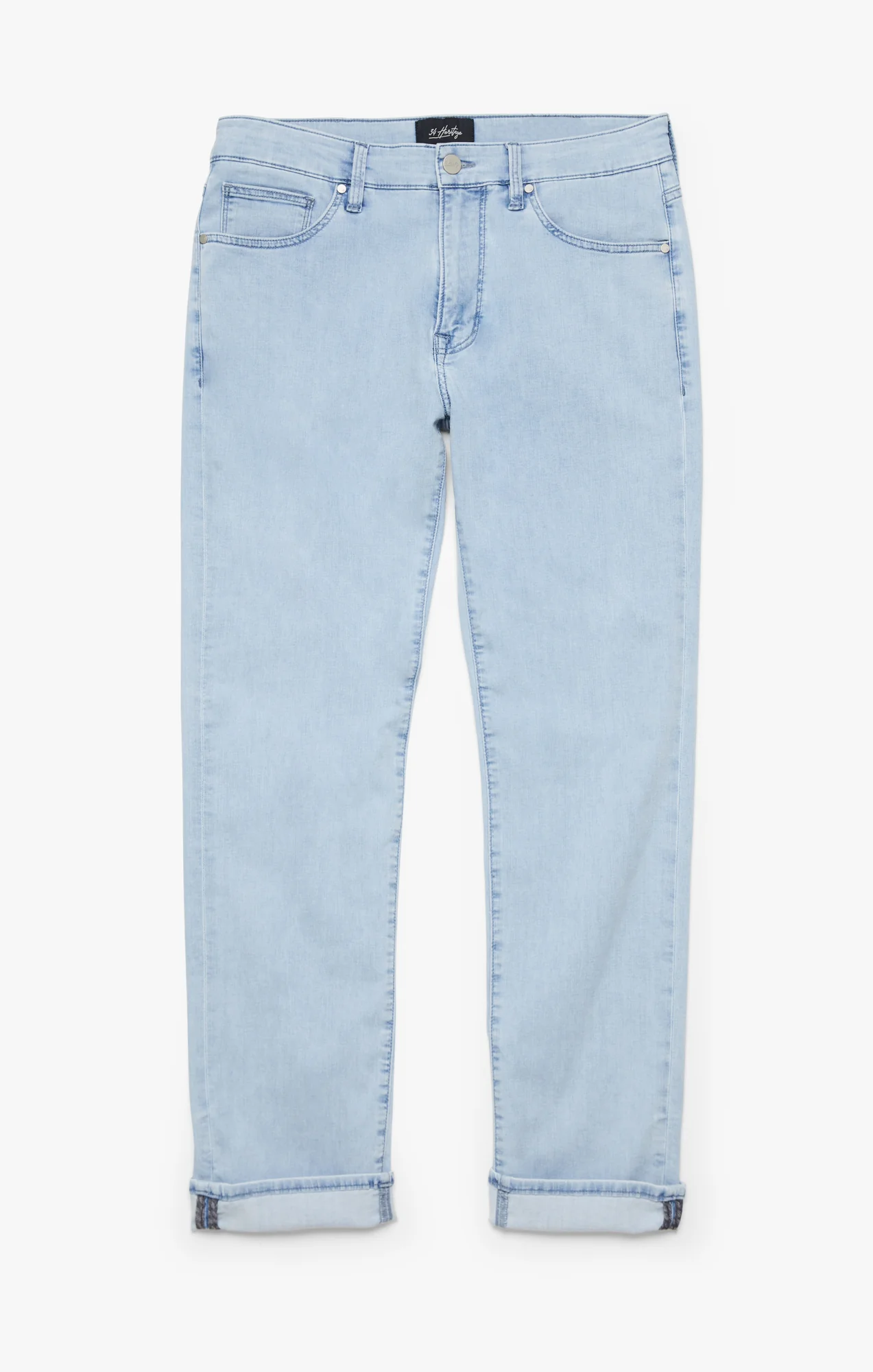 Charisma Relaxed Straight Leg Jeans In Bleached Kona - Image 9