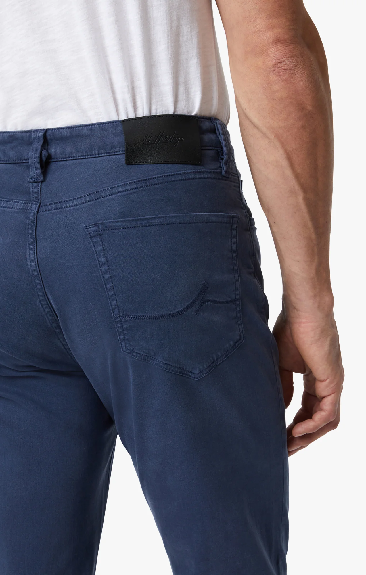 Charisma Relaxed Straight Leg Pants In Dark Denim Twill - Image 5
