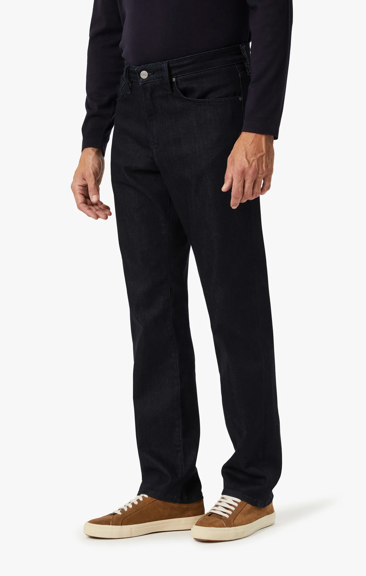 Charisma Relaxed Straight Leg Jeans In Midnight Tonal Urban - Image 4