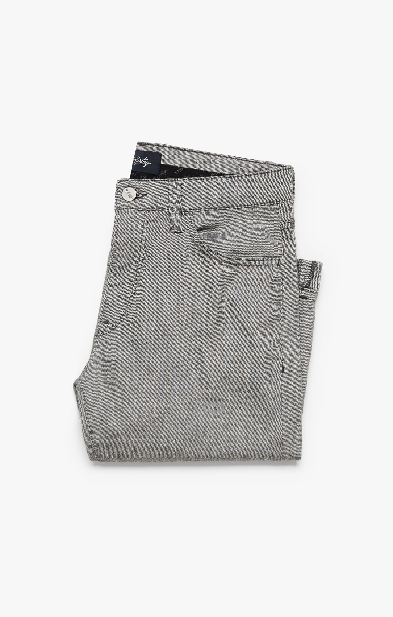 Charisma Relaxed Straight Leg Pants In Anthracite Hemp - Image 7