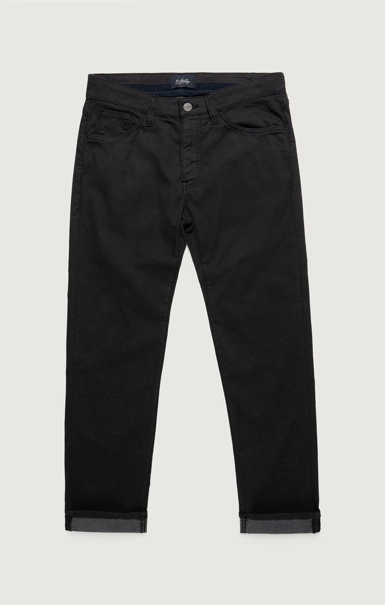 Charisma Relaxed Straight Leg Pants In Black CoolMax - Image 7